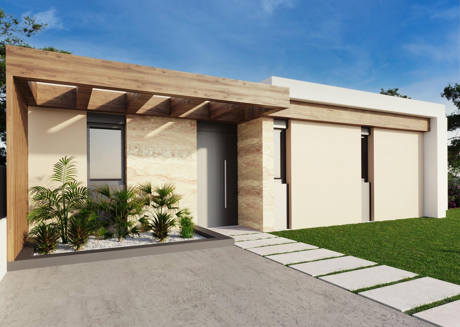 Contemporary New Build 2 Bedroom Single-Storey Villa with Sea Views for Sale in Polop, Costa Blanca