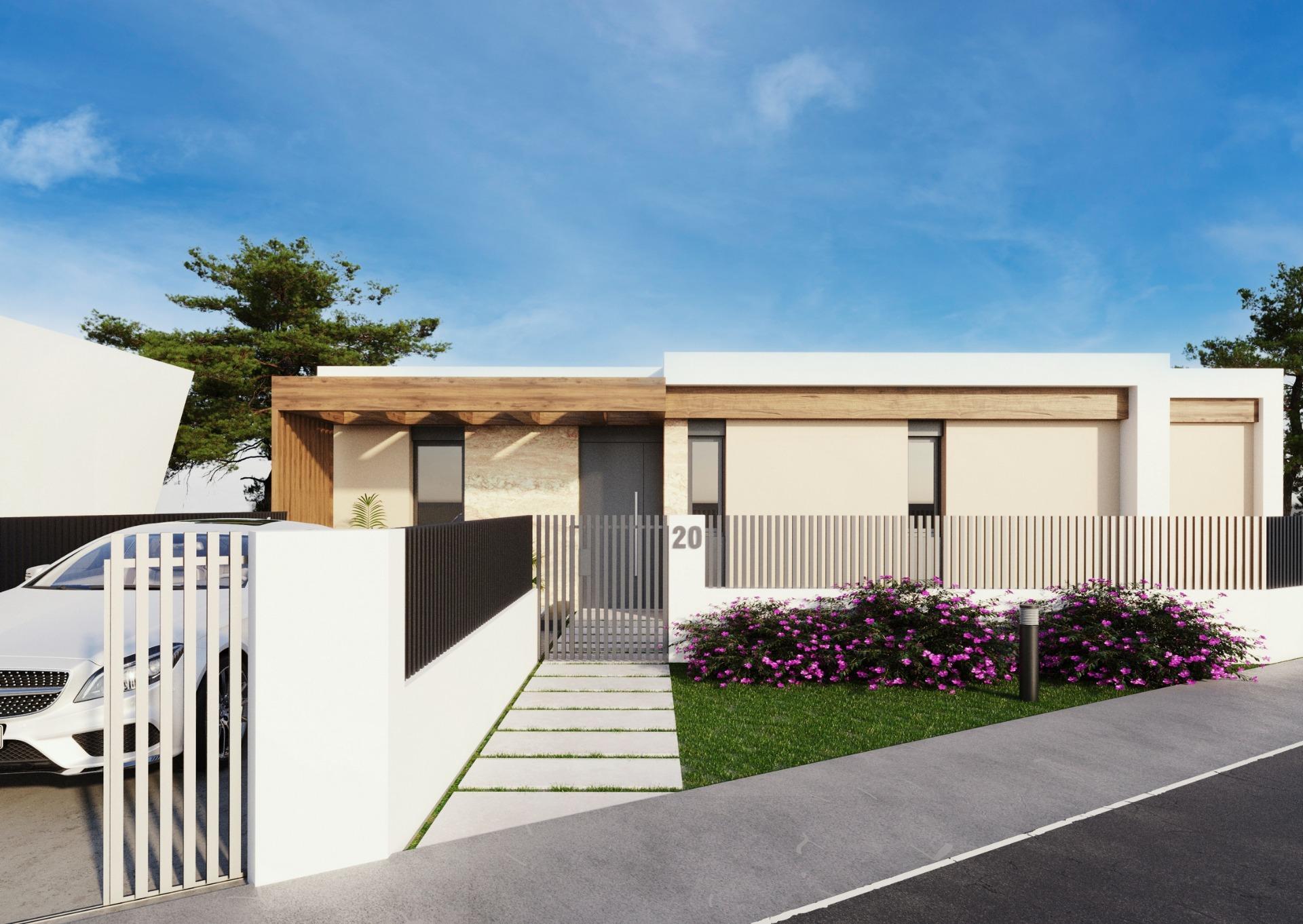 Contemporary New Build 2 Bedroom Single-Storey Villa with Sea Views for Sale in Polop, Costa Blanca