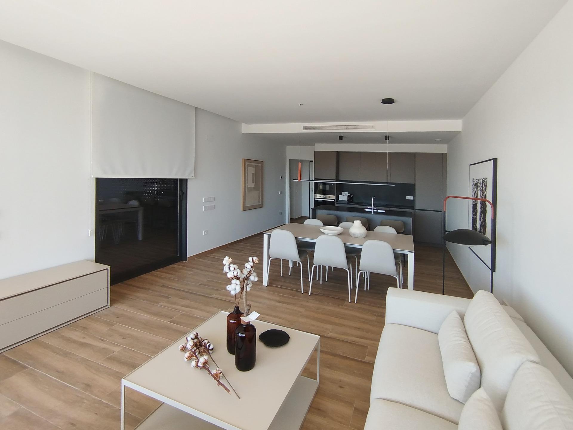 Contemporary New Build 2 Bedroom Single-Storey Villa with Sea Views for Sale in Polop, Costa Blanca