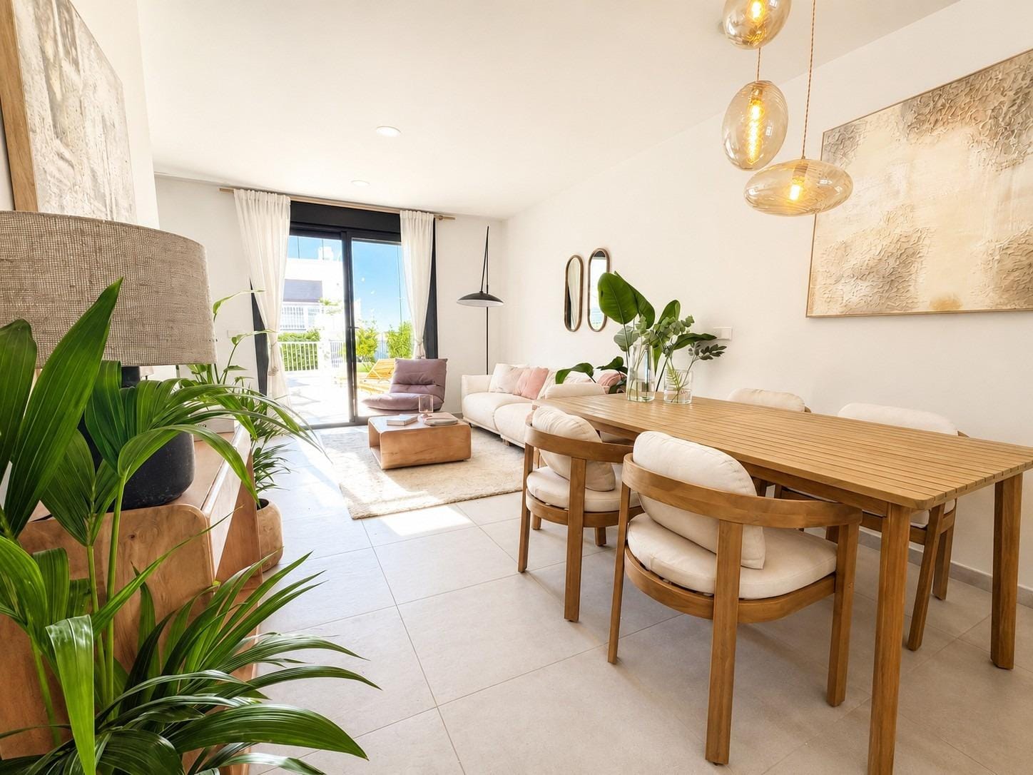 Key Ready 3 Bedroom Semi-Detached Villa with Corner Garden in Altaona Golf, Murcia