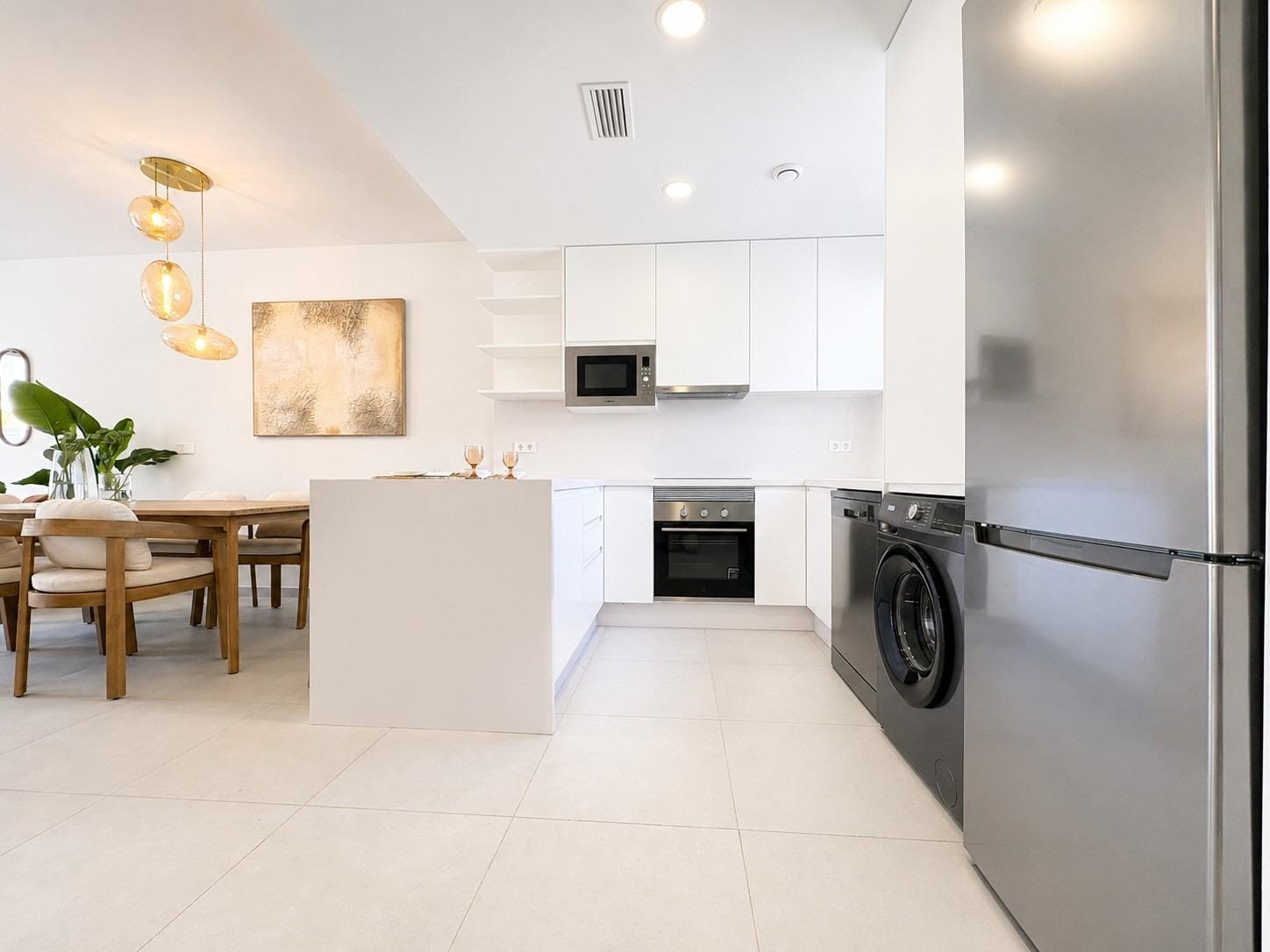 Practical Key Ready 2 Bedroom Single Storey Townhouse in Altaona Golf, Murcia