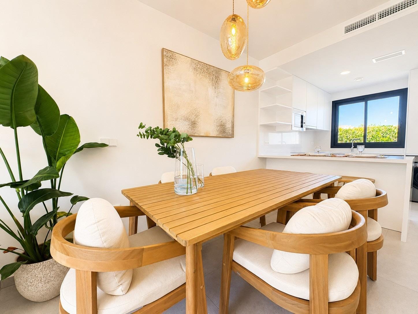 Practical Key Ready 2 Bedroom Single Storey Townhouse in Altaona Golf, Murcia