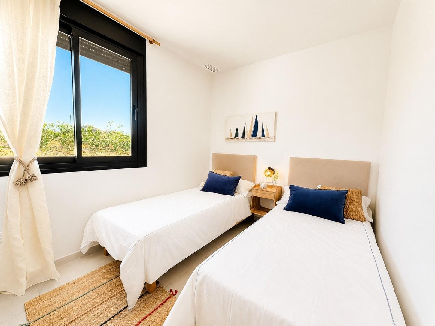Practical Key Ready 2 Bedroom Single Storey Townhouse in Altaona Golf, Murcia