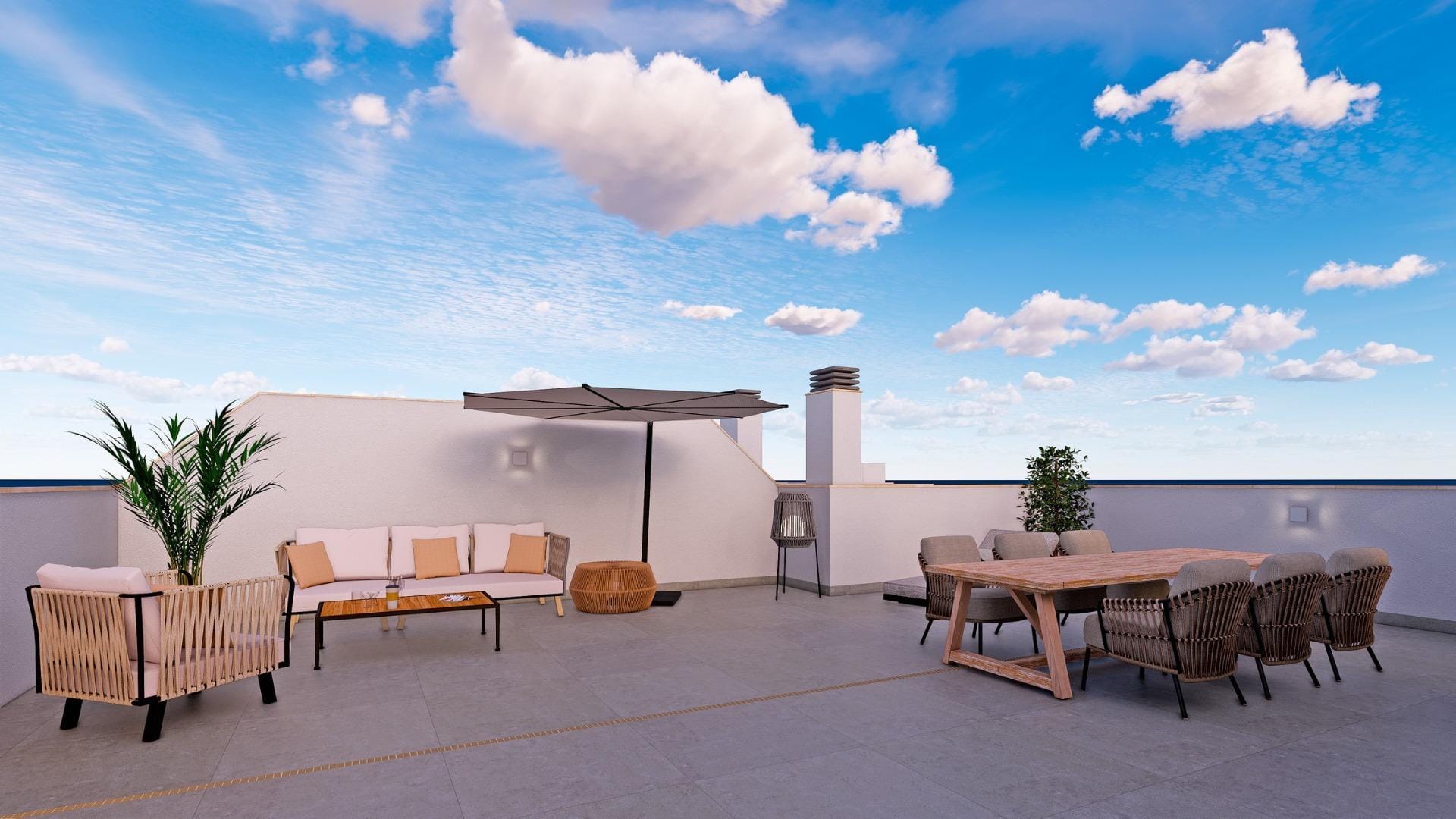 Elevated 3 Bedroom Penthouse with Private Solarium in Torre de la Horadada, Alicante