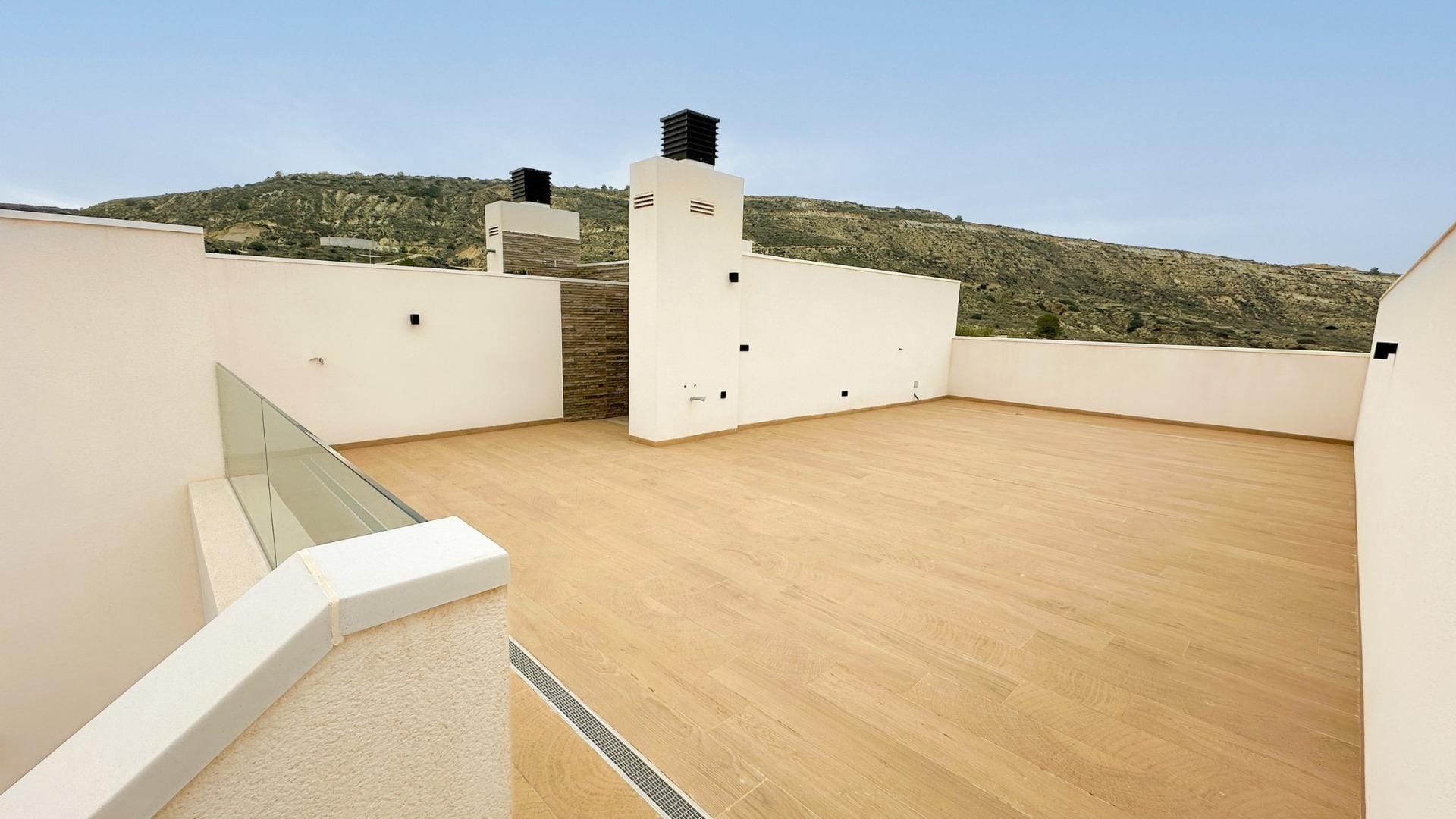 Private rooftop solarium in La Finca Golf, Algorfa, Alicante