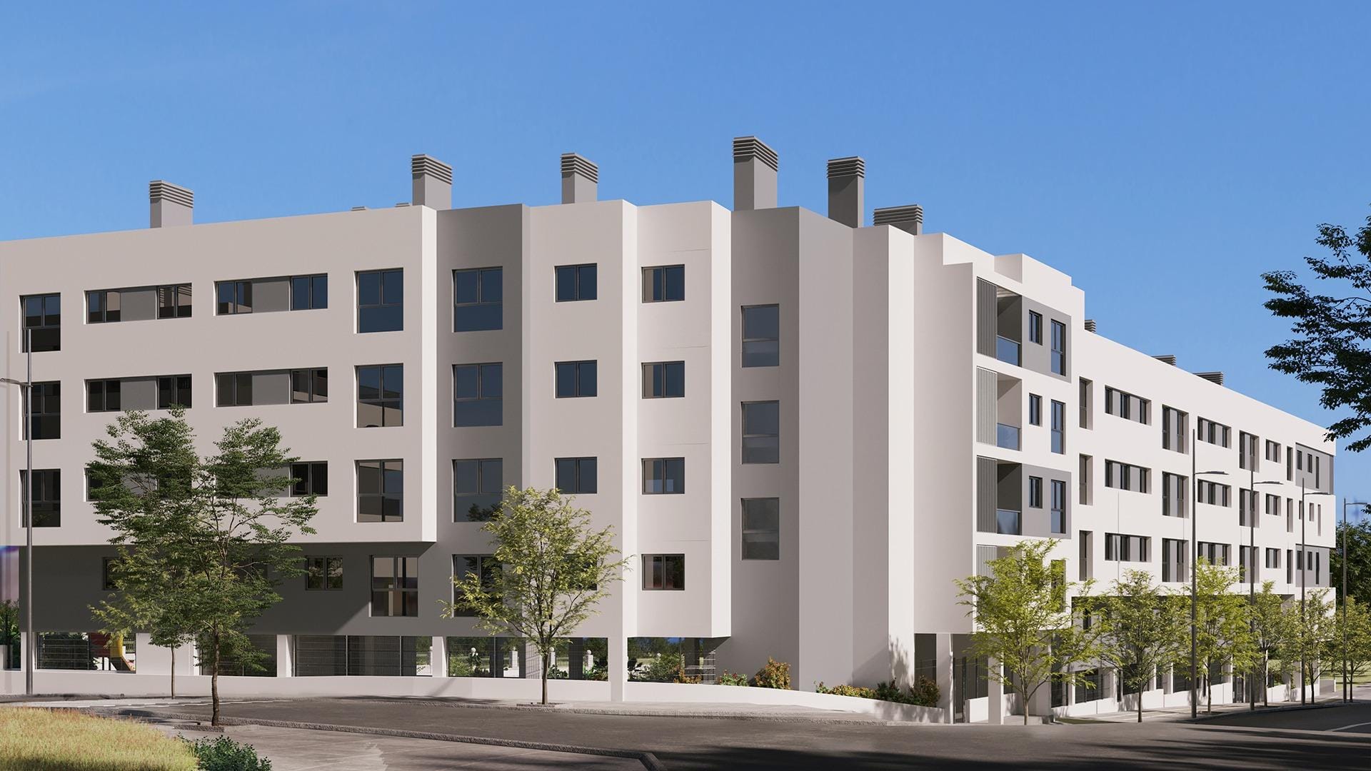 Street-facing apartment residence in San Agustín, Alicante