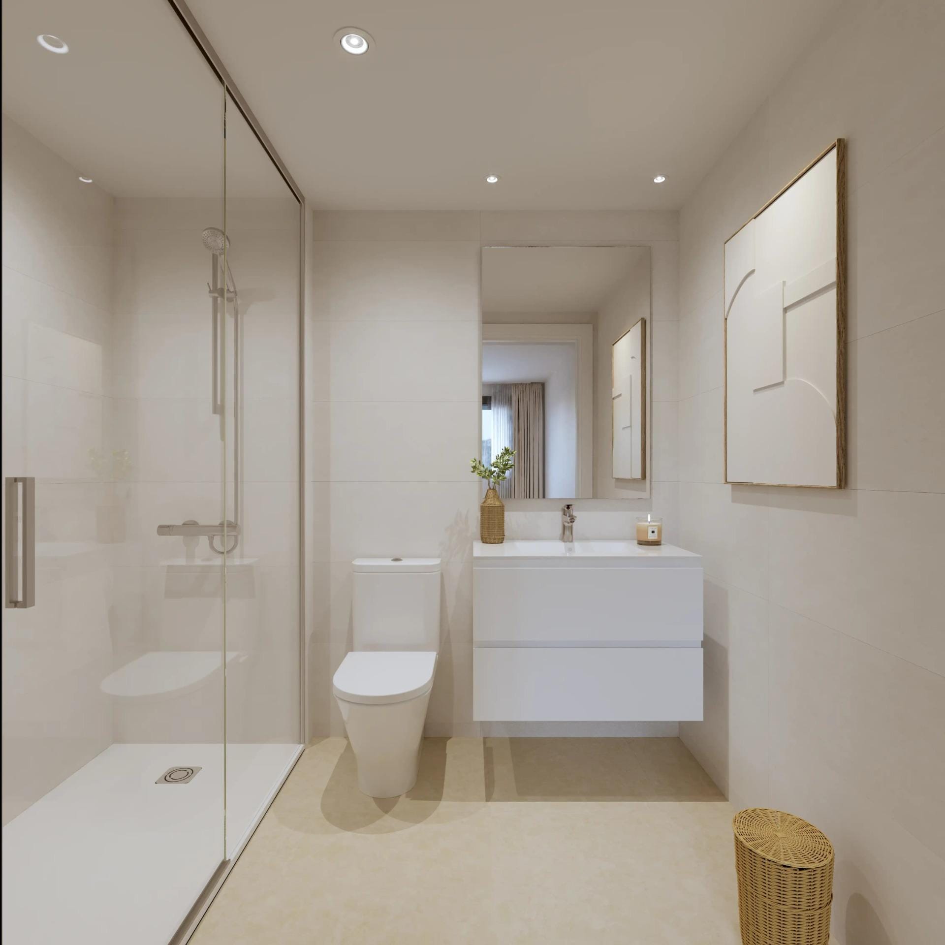 New-Residential-Development-in-Alicante-with-Open-Views-8 Contemporary 2 Bedroom Ground Floor Apartment with Communal Pool in San Agustín, Alicante