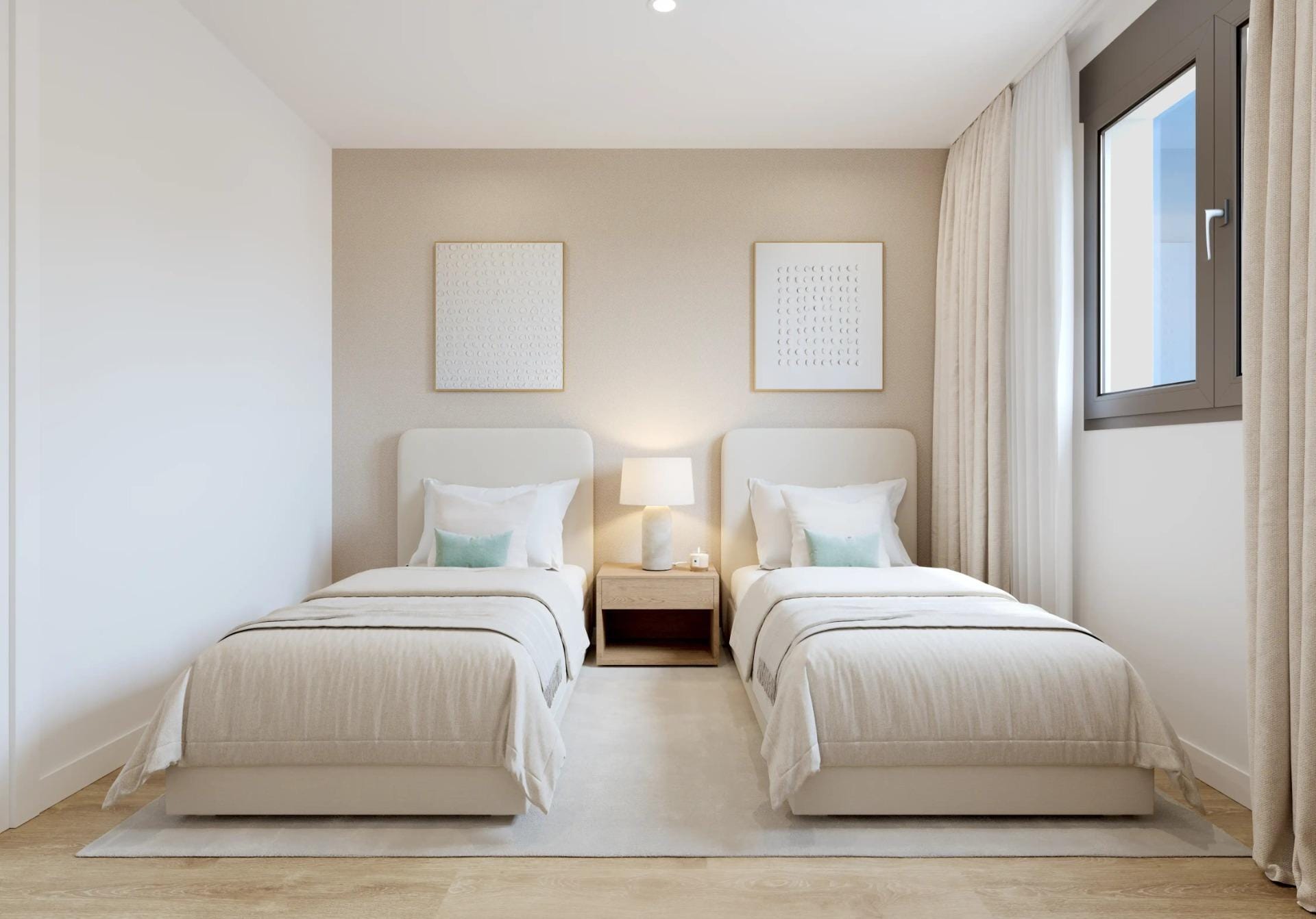 New-Residential-Development-in-Alicante-with-Open-Views-9 Contemporary 2 Bedroom Ground Floor Apartment with Communal Pool in San Agustín, Alicante