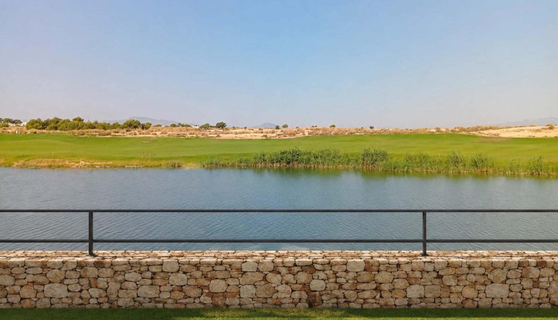 Golf course and lake view in Condado de Alhama Golf Resort