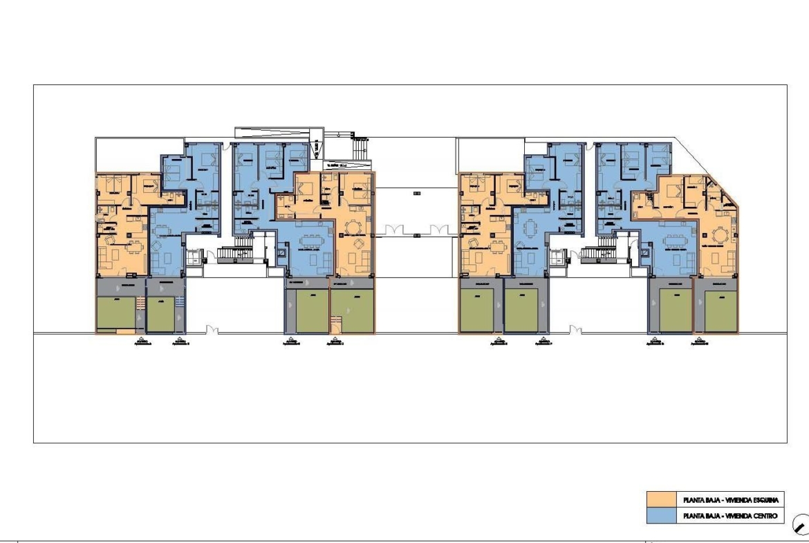 Unique-Investment-Opportunity-in-Villajoyosa-Costa-Blanca-North-20 General ground floor plan of the Villajoyosa apartment development