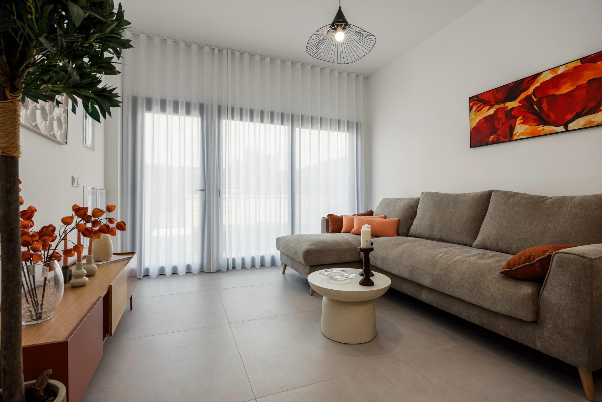 Unique-Investment-Opportunity-in-Villajoyosa-Costa-Blanca-North-6 Bright living room in the 3 bedroom ground floor apartment