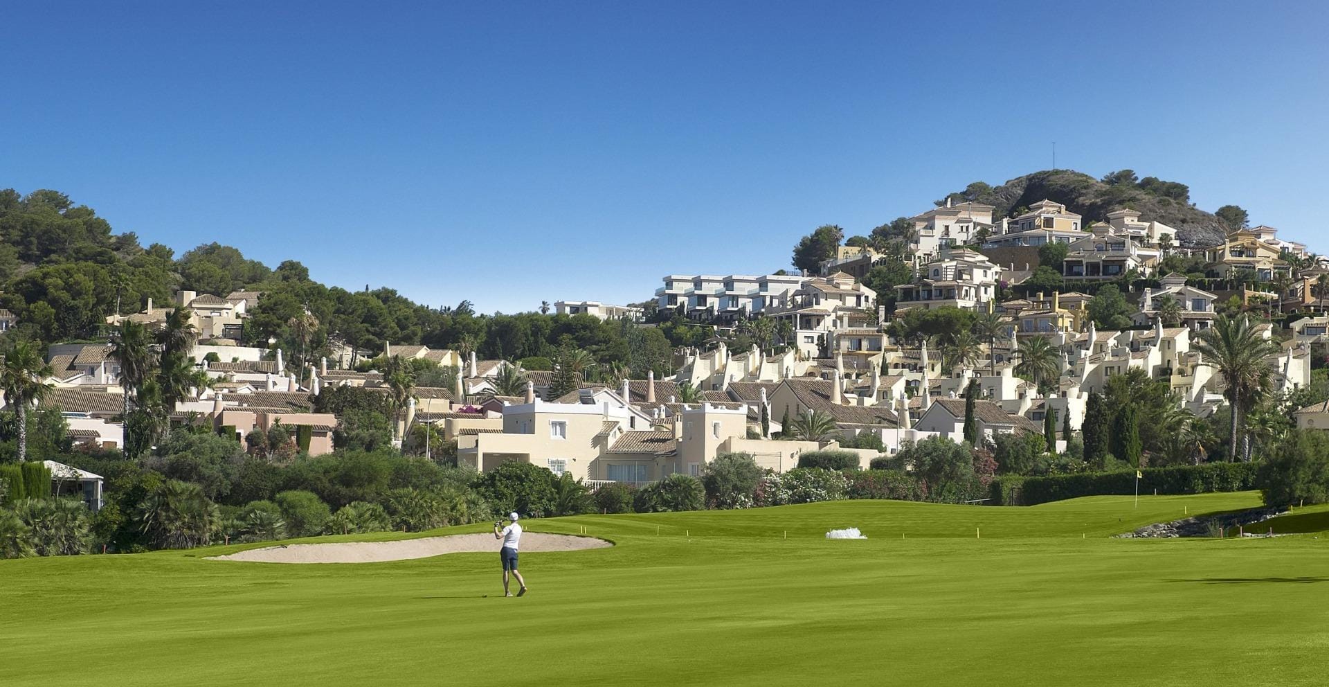 A-residential-development-comprising-bungalows-terraced-houses-and-villas-at-La-Manga-Club-27 Scenic New Build 3 Bedroom Penthouse with Private Solarium in La Manga Club, Murcia