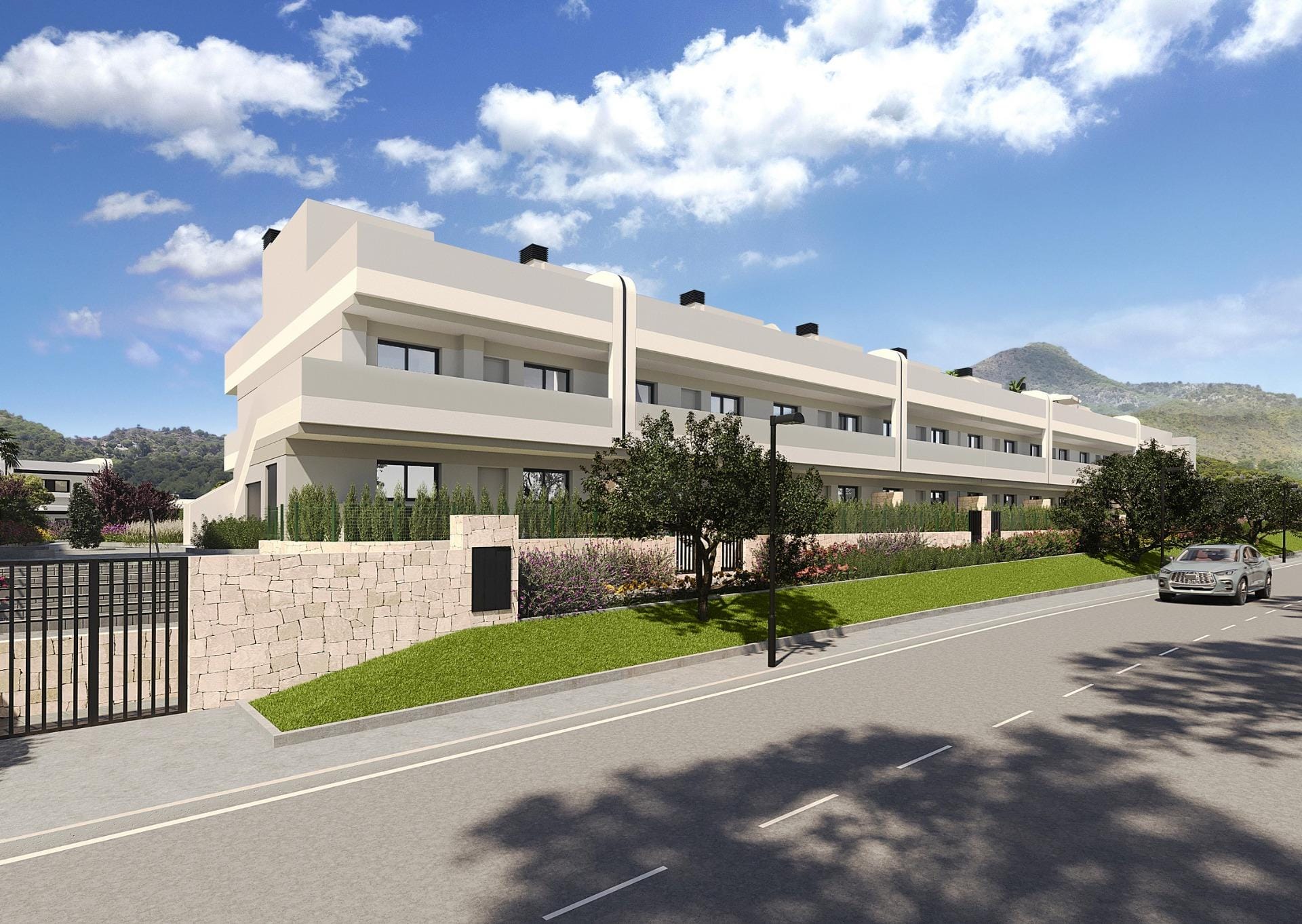 A-residential-development-comprising-bungalows-terraced-houses-and-villas-at-La-Manga-Club-5 Scenic New Build 3 Bedroom Penthouse with Private Solarium in La Manga Club, Murcia