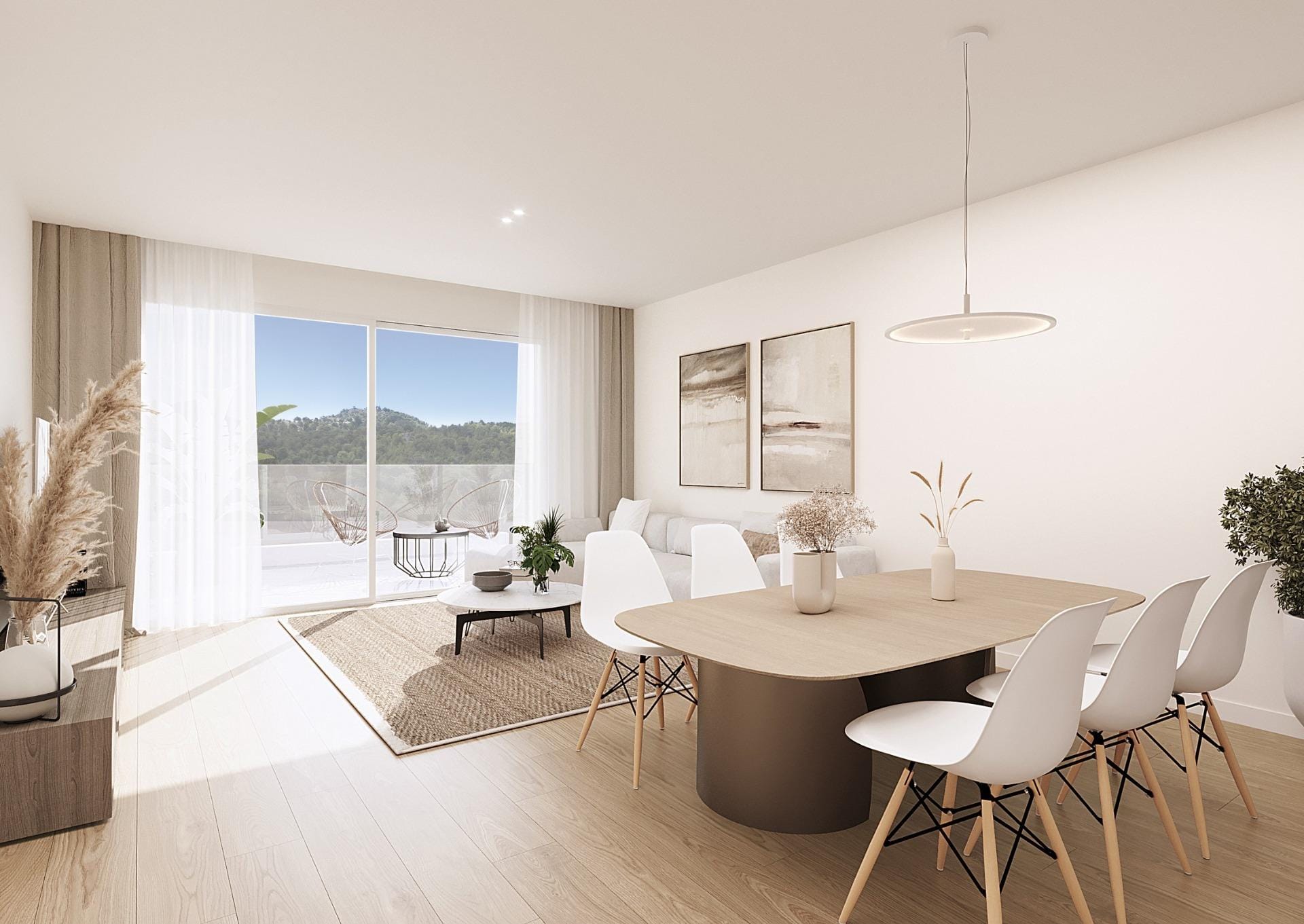 A-residential-development-comprising-bungalows-terraced-houses-and-villas-at-La-Manga-Club-7 Scenic New Build 3 Bedroom Penthouse with Private Solarium in La Manga Club, Murcia