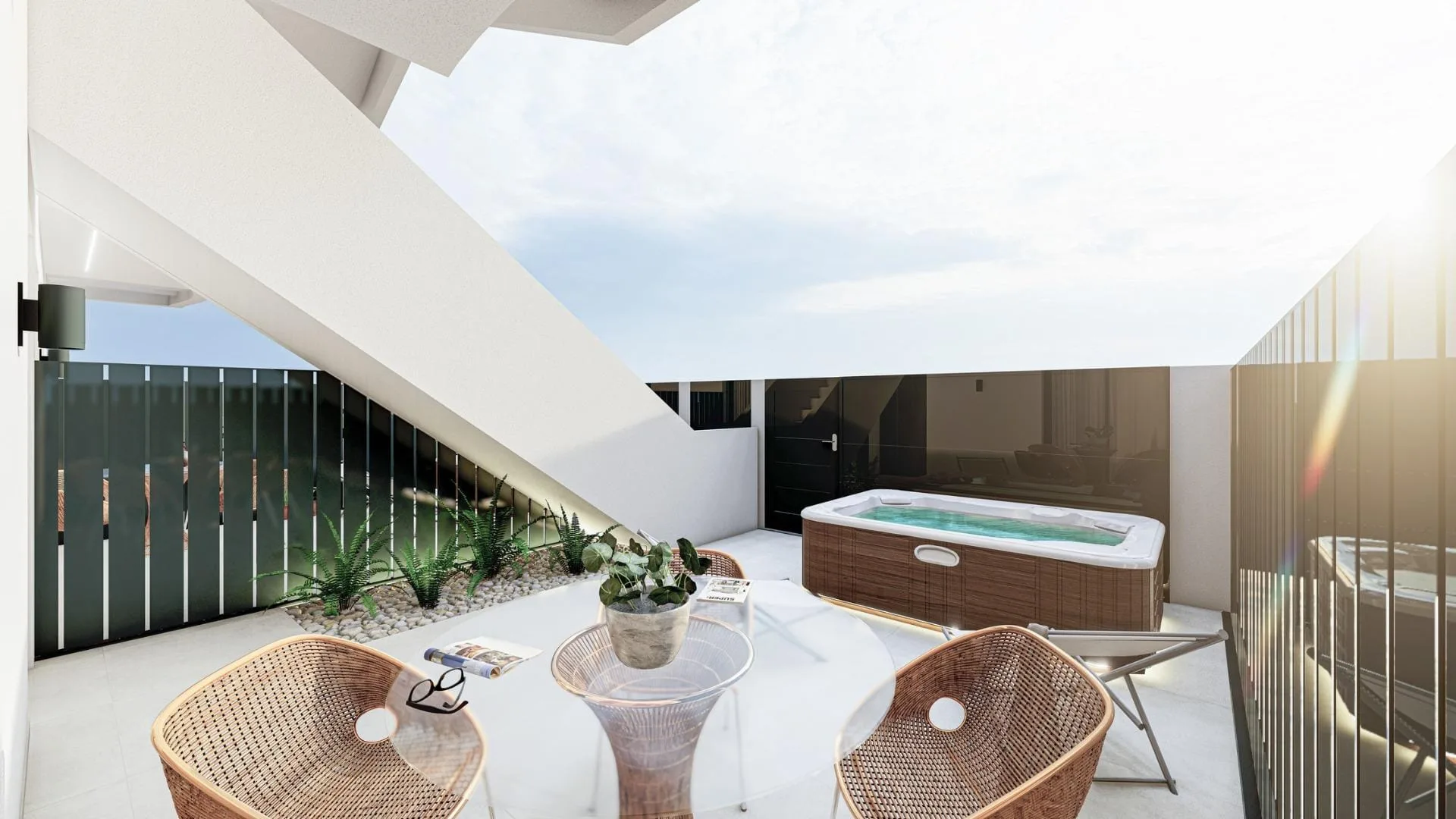 Boutique-New-Build-Homes-in-San-Pedro-del-Pinatar-just-800-m-from-beach-5 Helle Neubauwohnung mit 2 Schlafzimmern im Erdgeschoss und privater Terrasse in San Pedro del Pinatar, Murcia