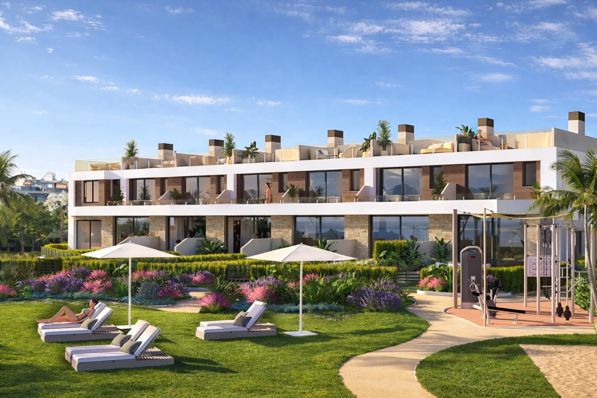 Exclusive-Frontline-Beach-Homes-in-El-Campello-Costa-Blanca-6 Seafront 3 Bedroom Semi-Detached House with Sea Views and Private Solarium in El Campello, Alicante