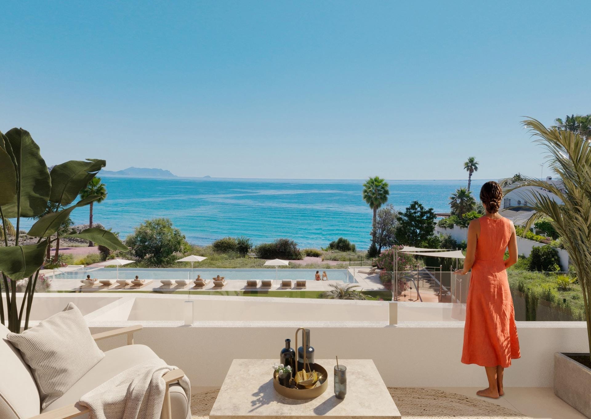 Exclusive-Frontline-Beach-Homes-in-El-Campello-Costa-Blanca-6 Versatile 3 Bedroom Townhouse with Sea Views and Basement in El Campello, Alicante