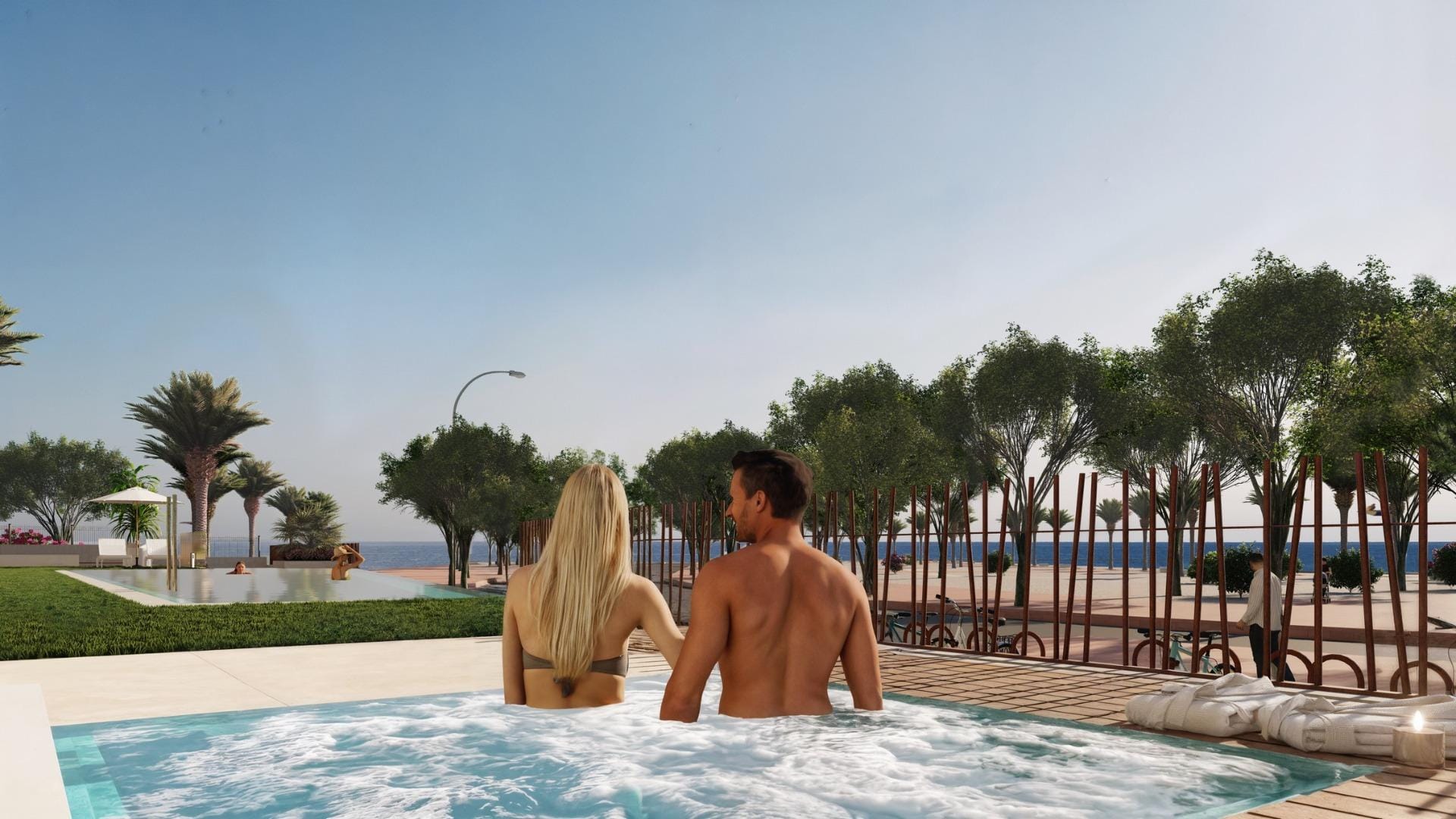 Mediterranean 2 Bedroom Second Floor Apartment with Sea Views in Villajoyosa, Alicante