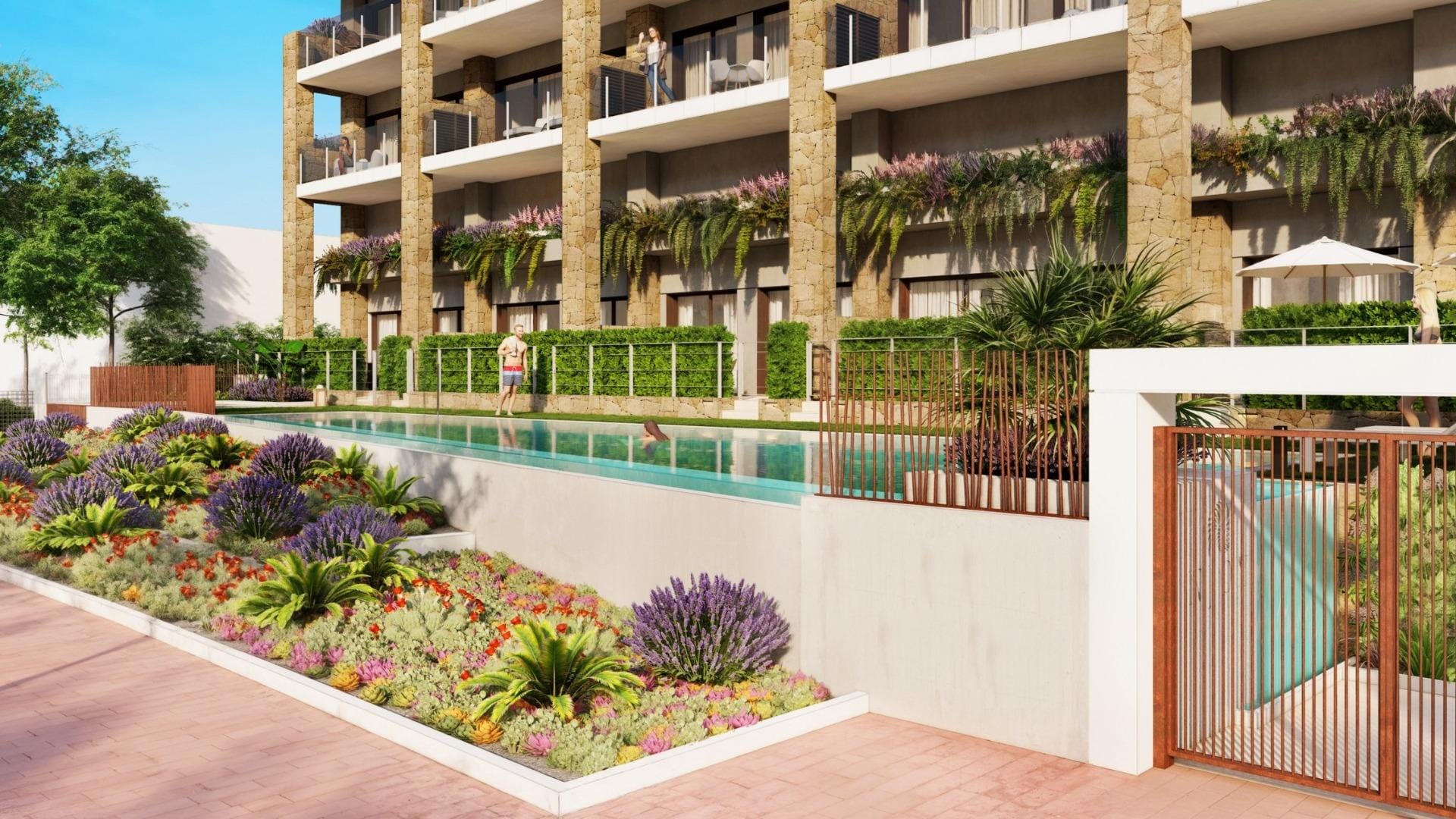 Mediterranean 2 Bedroom Second Floor Apartment with Sea Views in Villajoyosa, Alicante