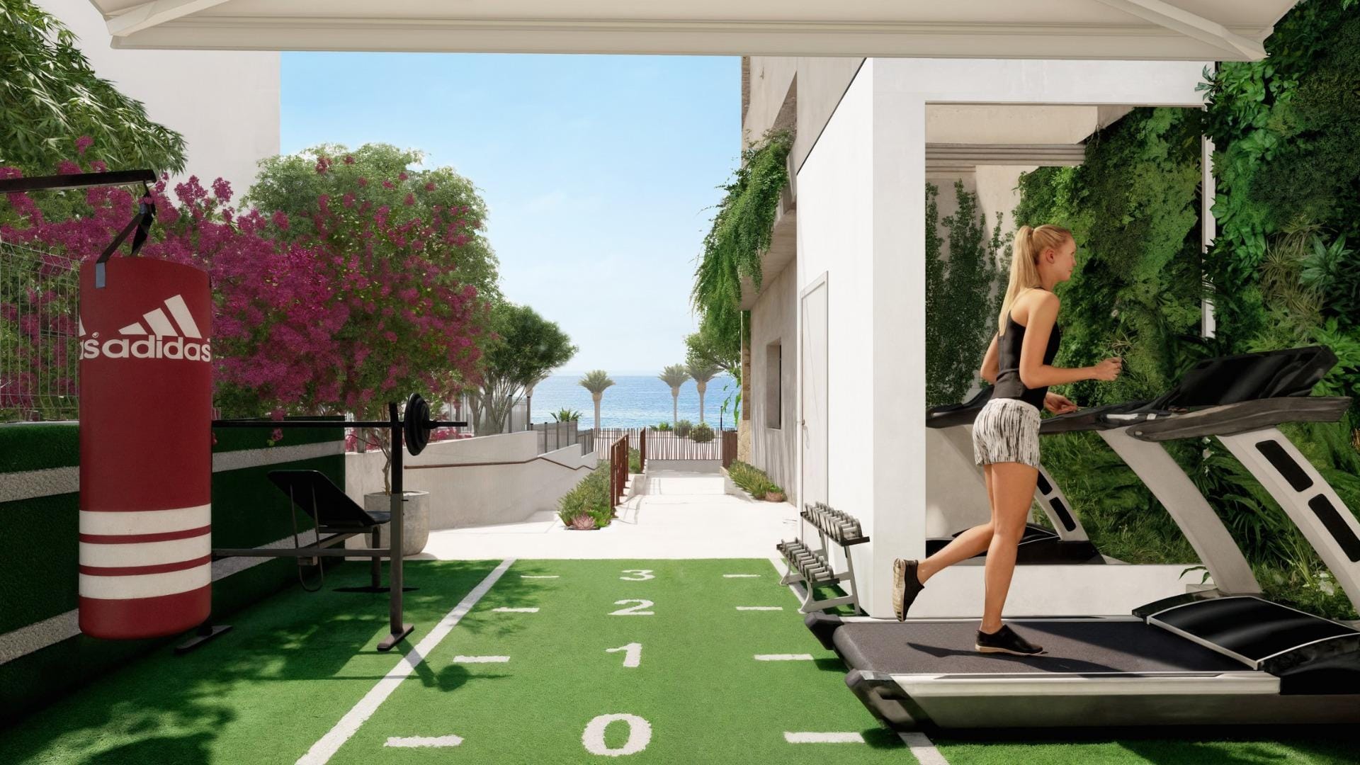 Mediterranean 2 Bedroom Second Floor Apartment with Sea Views in Villajoyosa, Alicante