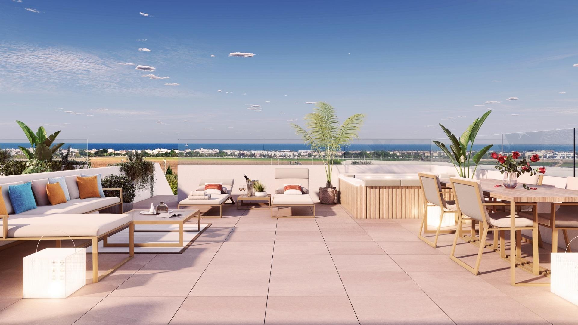 Appartement neuf de 2 chambres avec terrasse orientée au sud à Pilar de la Horadada, Alicante