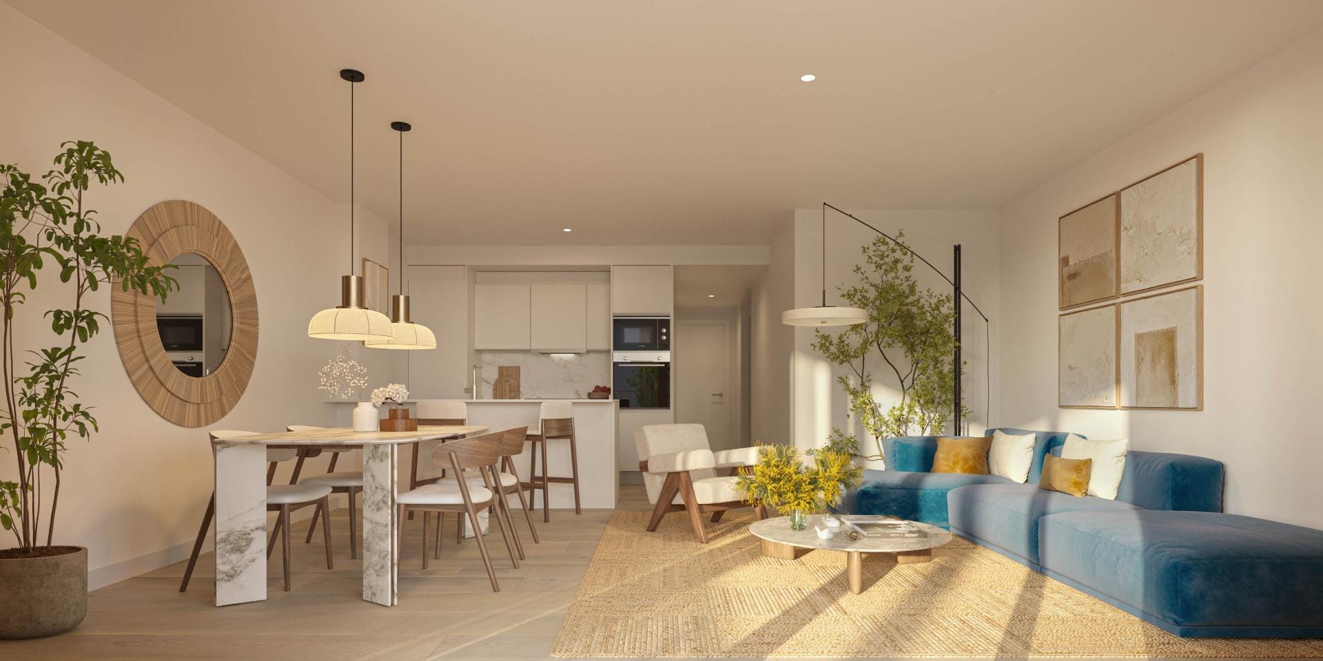 Elevated 3 Bedroom Penthouse with Private Solarium and Beach Club Access in El Vergel, Alicante