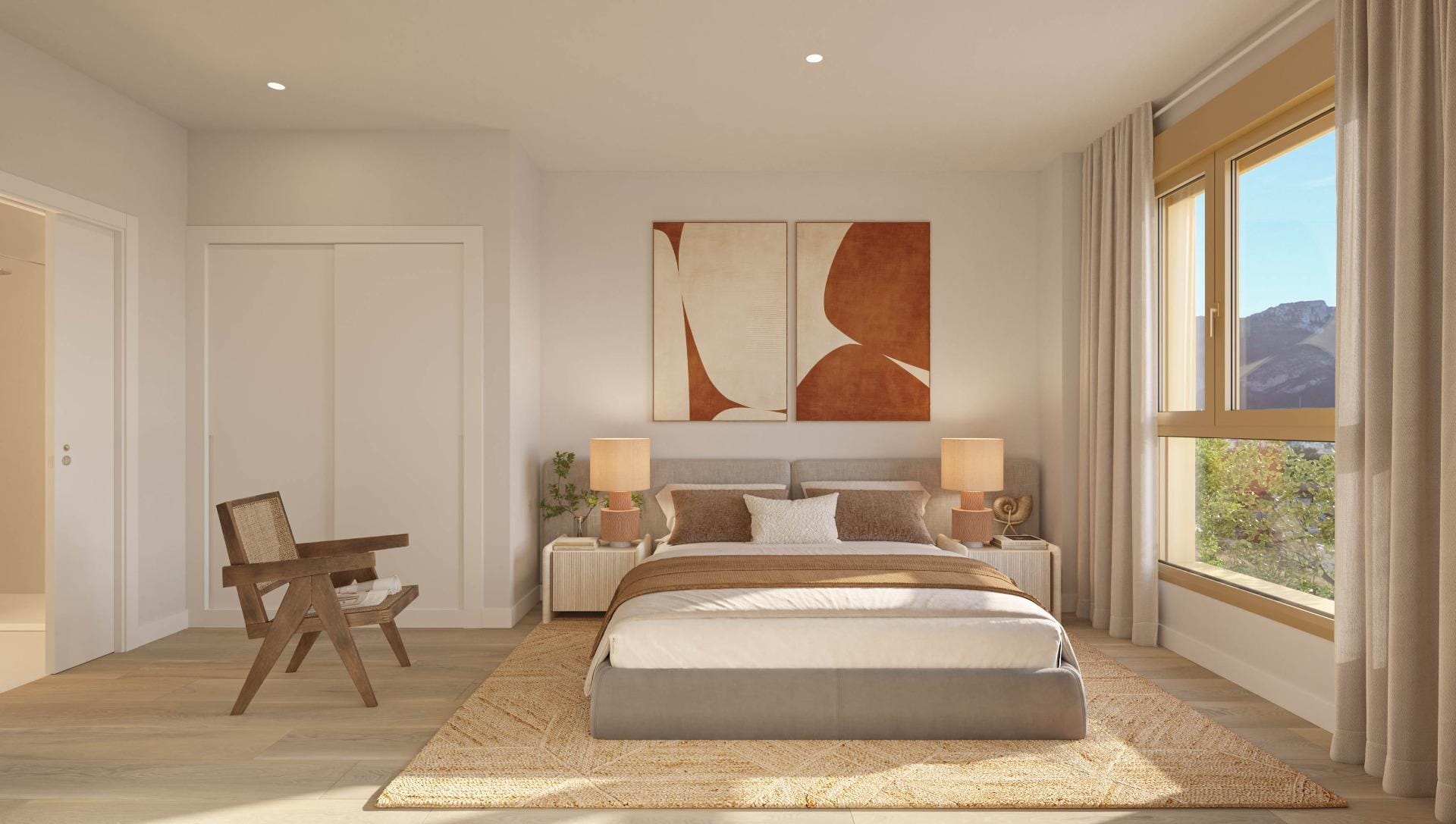 Elevated 3 Bedroom Penthouse with Private Solarium and Beach Club Access in El Vergel, Alicante