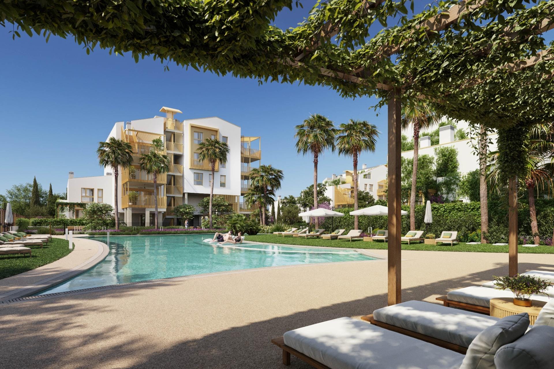 Elevated 3 Bedroom Penthouse with Private Solarium and Beach Club Access in El Vergel, Alicante