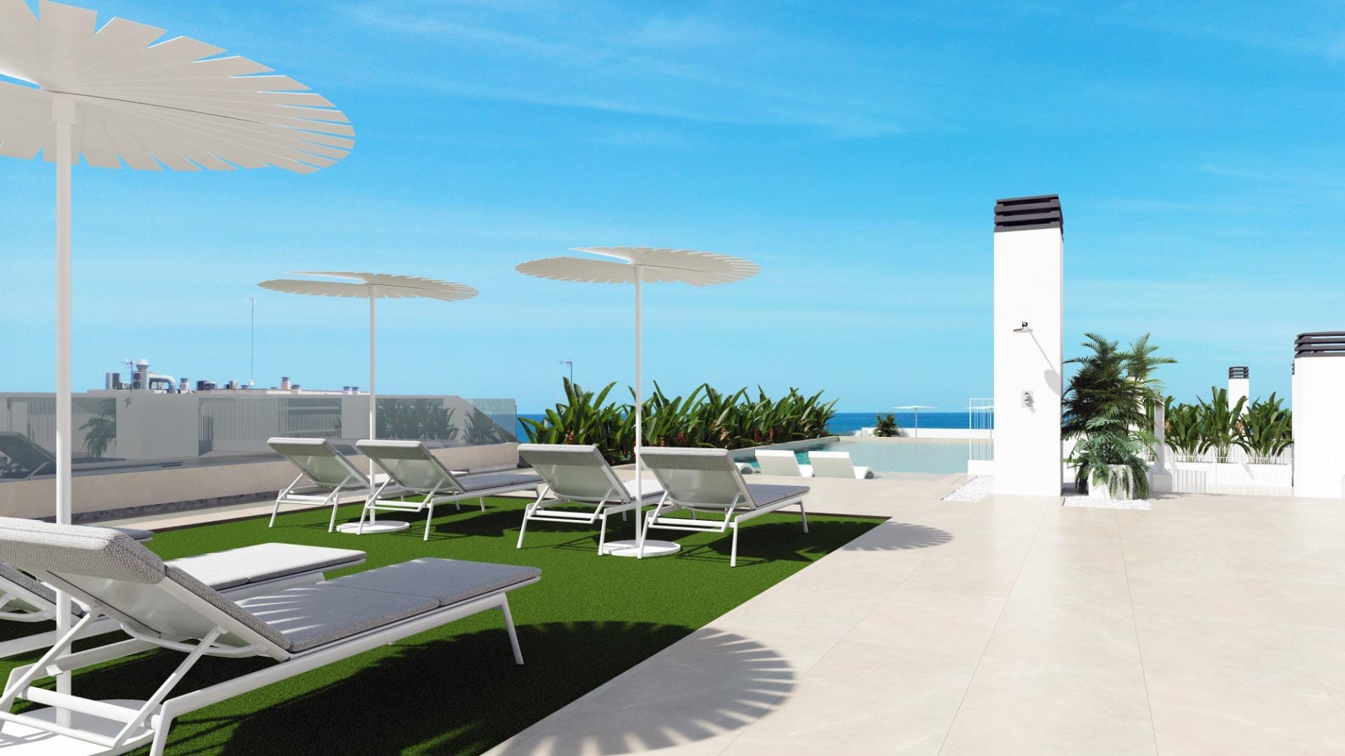 NEW-BUILD-RESIDENTIAL-IN-GUARDAMAR-DEL-SEGURA-14 Seaside Key Ready 2 Bedroom Penthouse with Communal Rooftop Pool in Guardamar del Segura, Alicante
