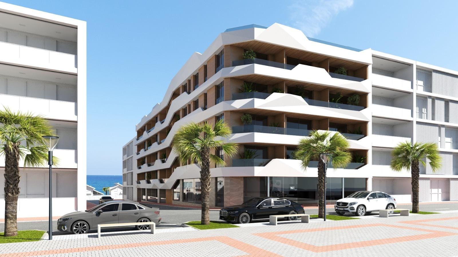 NEW-BUILD-RESIDENTIAL-IN-GUARDAMAR-DEL-SEGURA-17 Seaside Key Ready 2 Bedroom Penthouse with Communal Rooftop Pool in Guardamar del Segura, Alicante