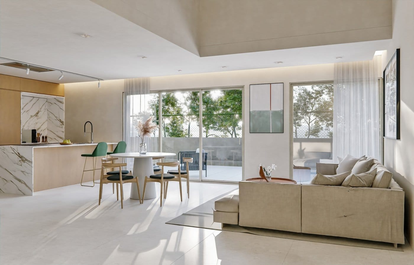 Tranquil Key Ready 3 Bedroom Villa with Sea Views and Basement Garage in Sierra Cortina, Finestrat, Alicante