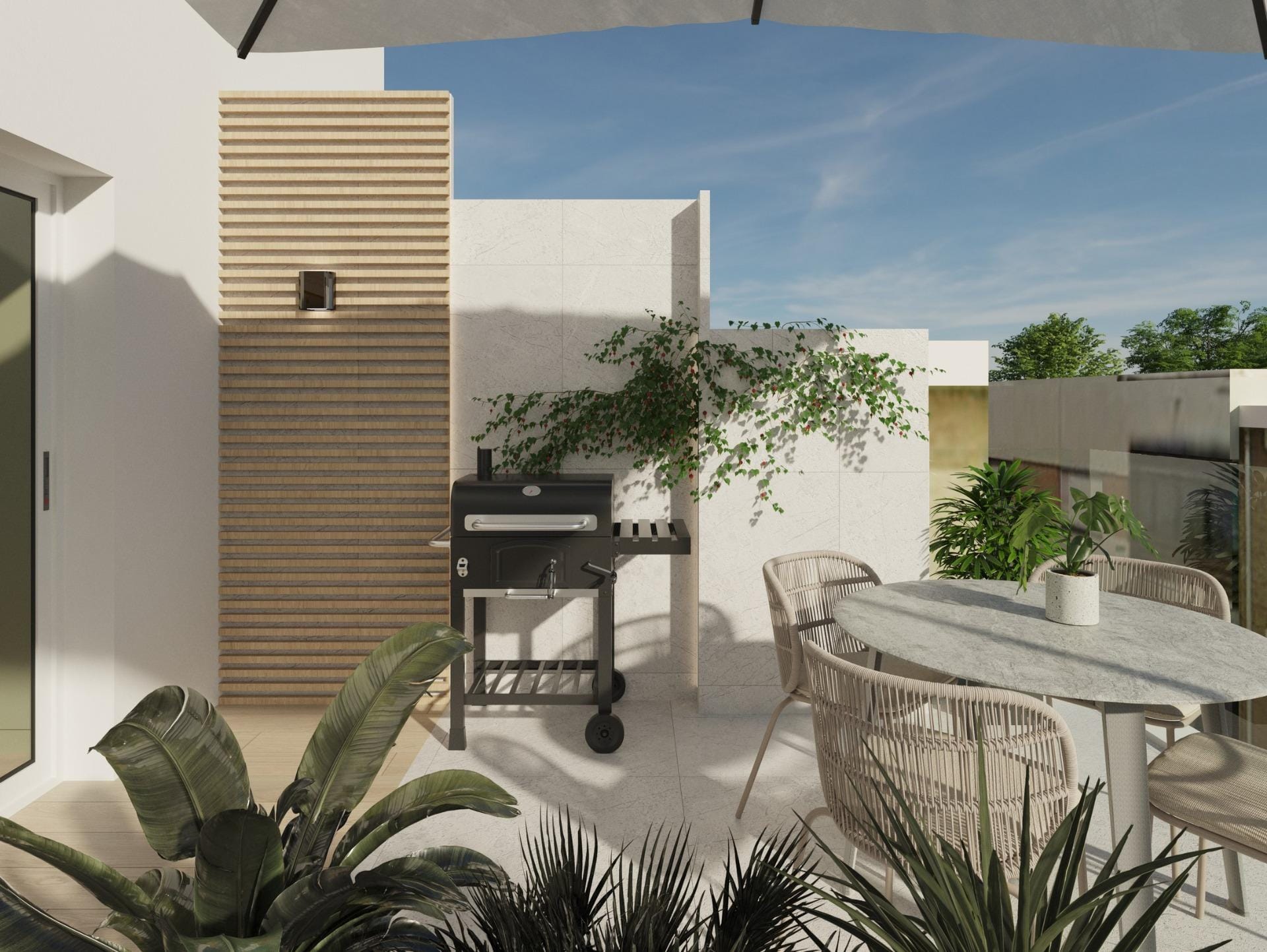 Mediterranean 1 Bedroom Penthouse with Private Pool in Guardamar del Segura, Alicante