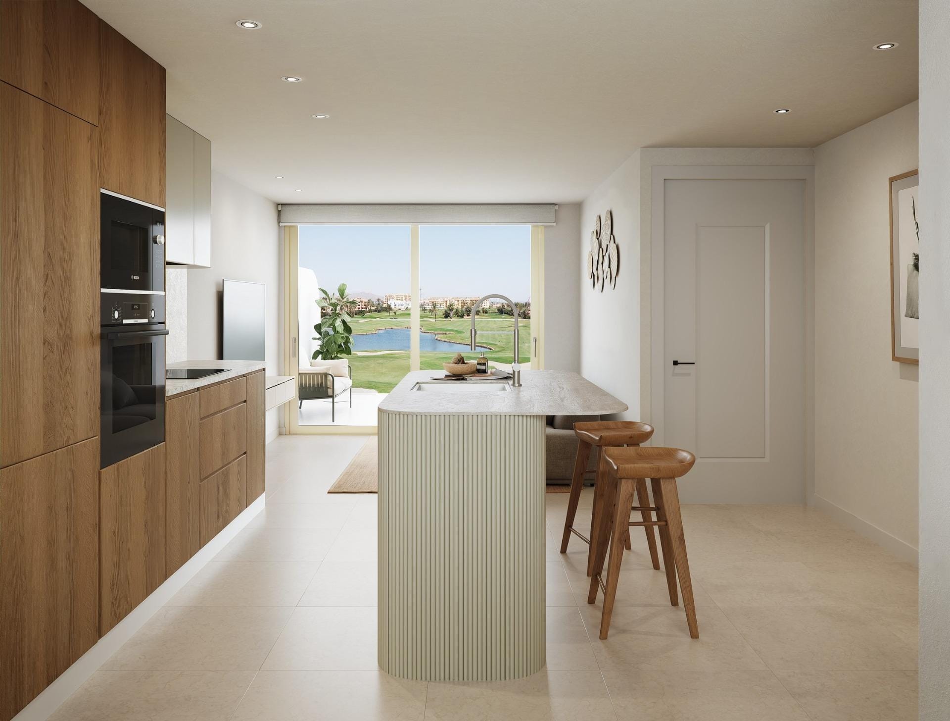New-Build-Residential-Complex-in-Los-Alcazares-on-the-Frontline-of-Serena-Golf-7 Panoramic New Build 3 Bedroom Penthouse with Solarium in Serena Golf, Los Alcázares, Murcia