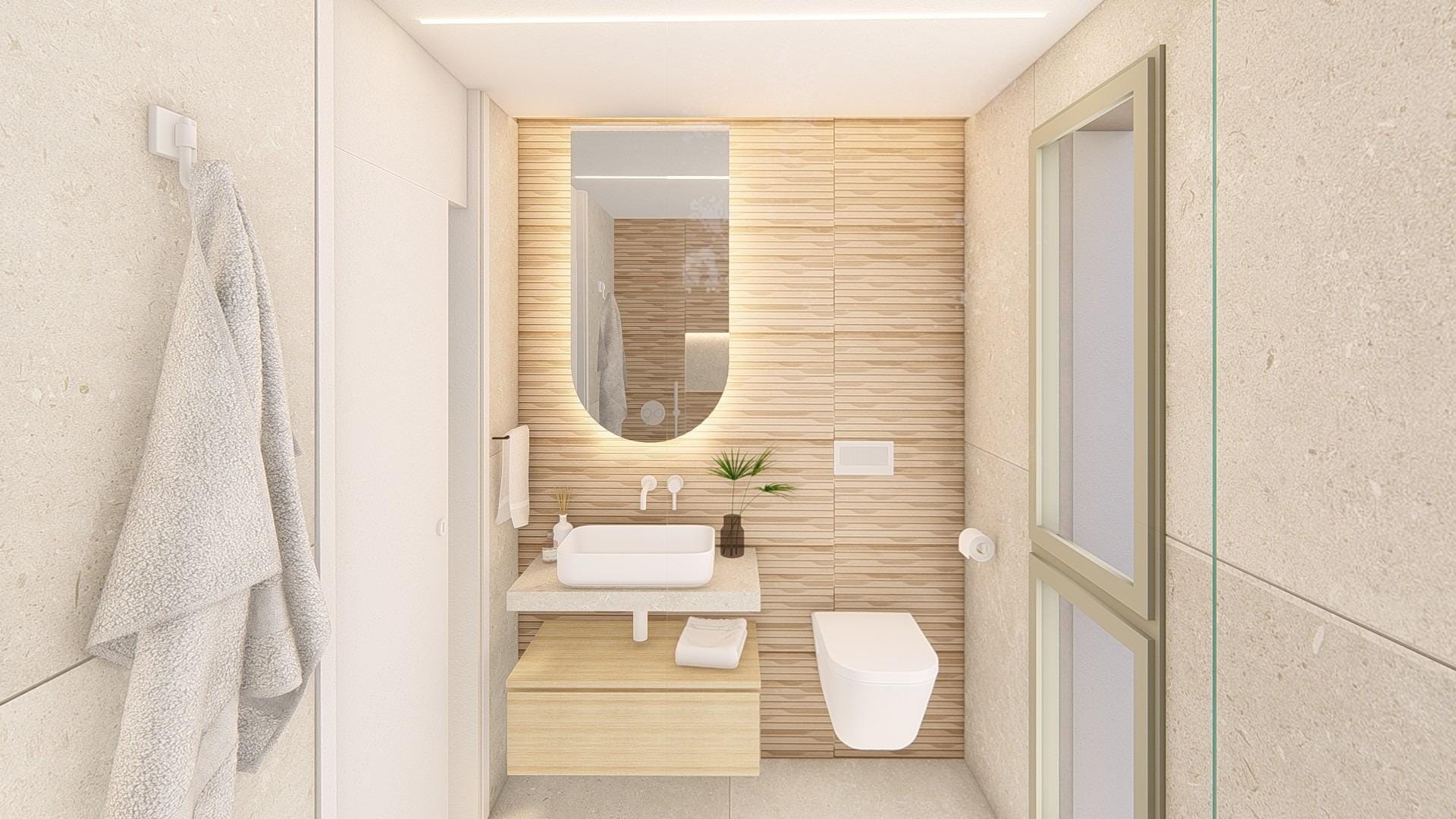 Bright New Build 3 Bedroom Apartment with Terrace in Serena Golf, Los Alcazares, Murcia
