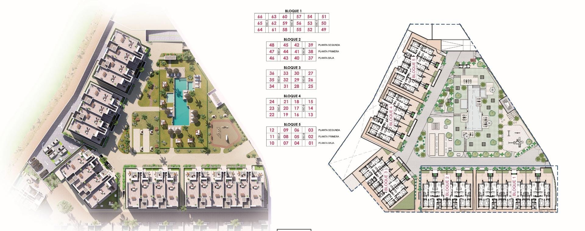 Inviting 2 Bedroom Ground Floor Apartment with Private Garden in Serena Golf, Los Alcazares, Murcia