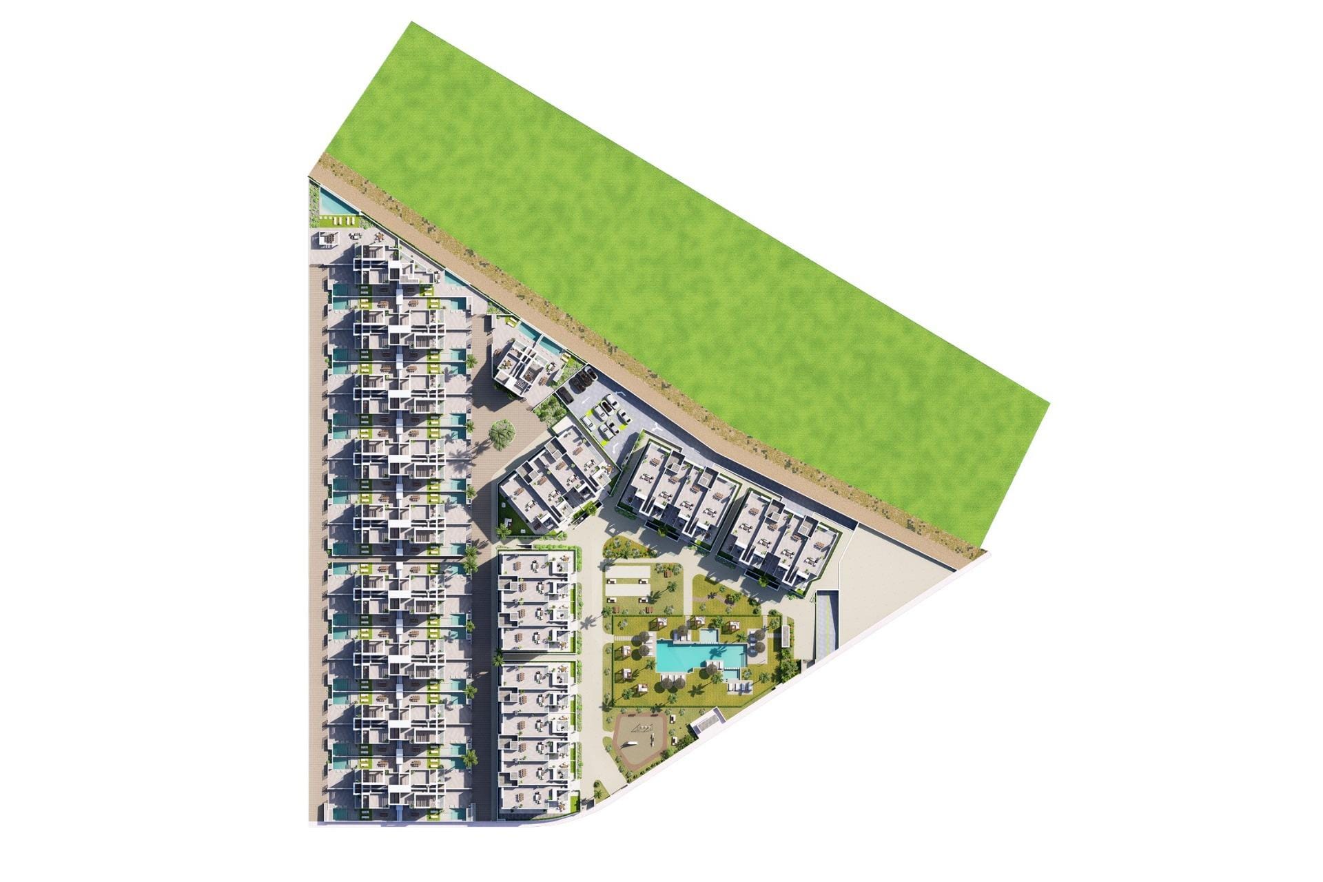 Corner 3 Bedroom Ground Floor Apartment with Wraparound Terrace in Serena Golf, Los Alcazares, Murcia