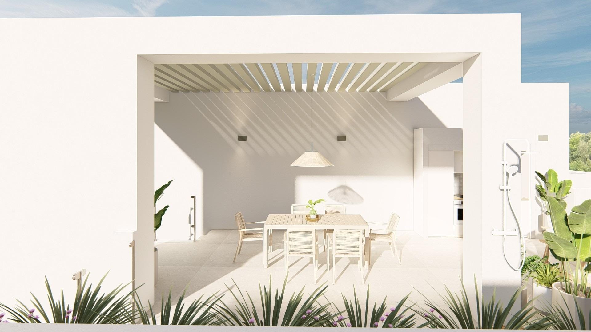 Inviting 2 Bedroom Ground Floor Apartment with Private Garden in Serena Golf, Los Alcazares, Murcia