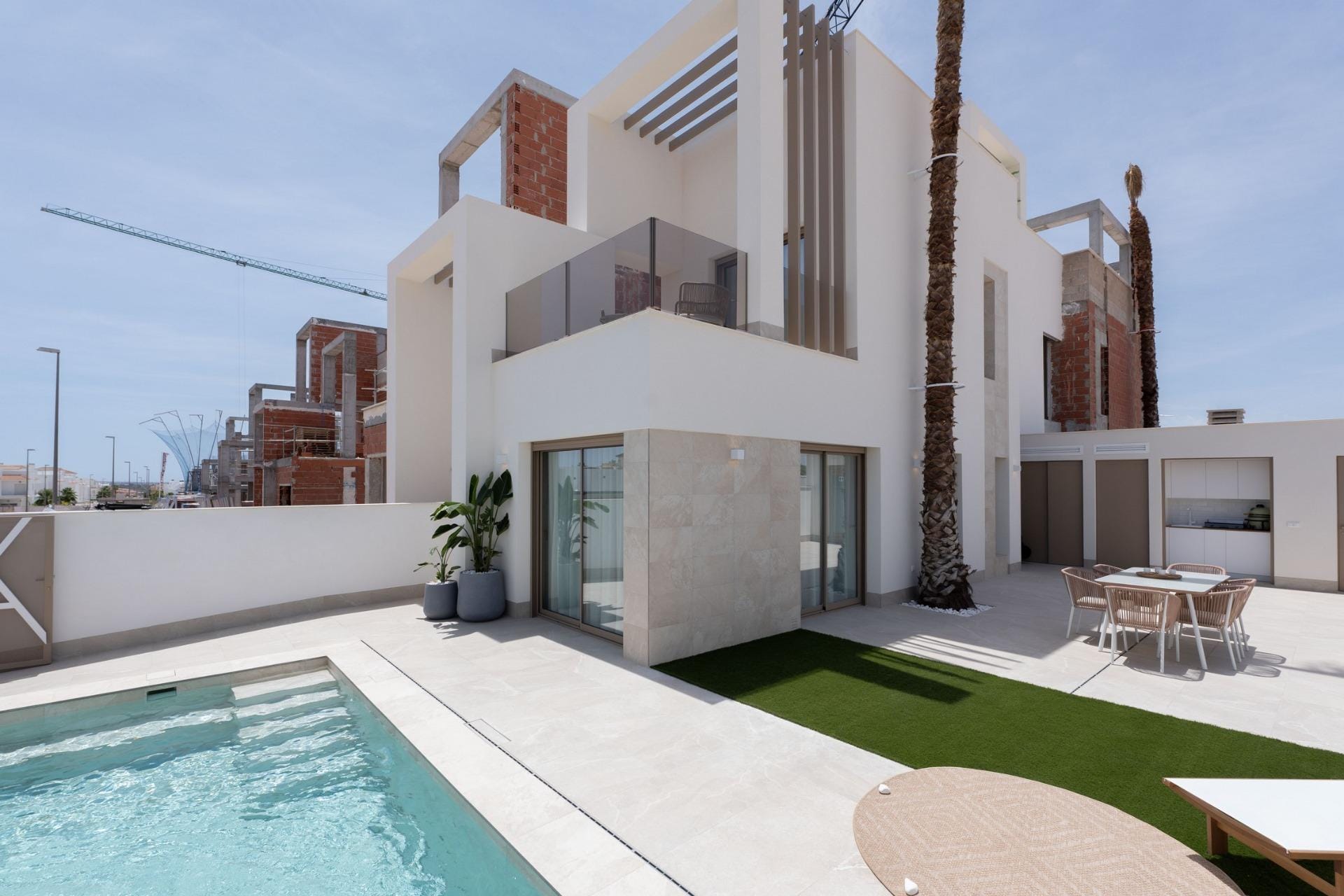 New-Build-Villas-with-Private-Pool-at-Serena-Golf-Los-Alcazares-23 Distinctive 3 Bedroom Semi-Detached Villa with Private Pool in Serena Golf, Los Alcazares, Murcia