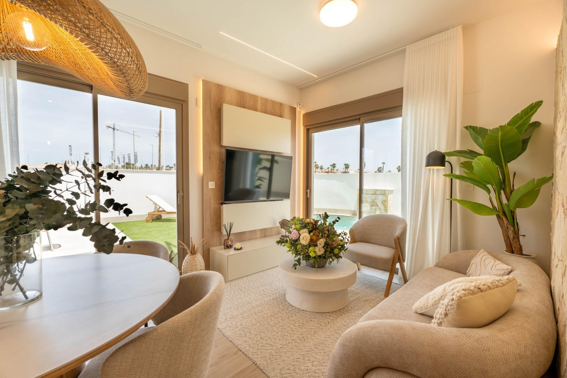 Poolside 3 Bedroom Quad with Private Solarium in Serena Golf, Los Alcazares, Murcia
