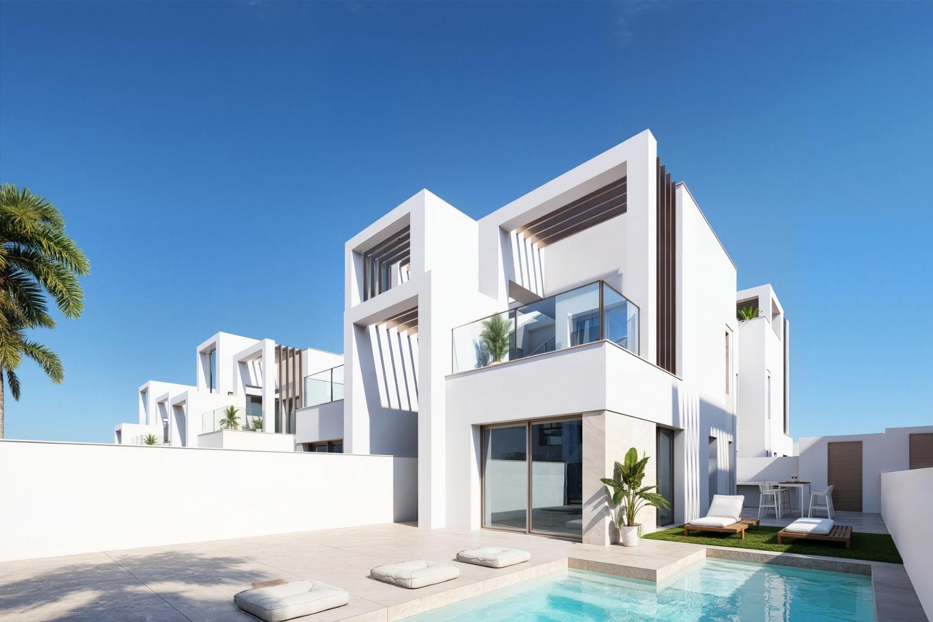 New-Build-Villas-with-Private-Pool-at-Serena-Golf-Los-Alcazares-7 Distinctive 3 Bedroom Semi-Detached Villa with Private Pool in Serena Golf, Los Alcazares, Murcia