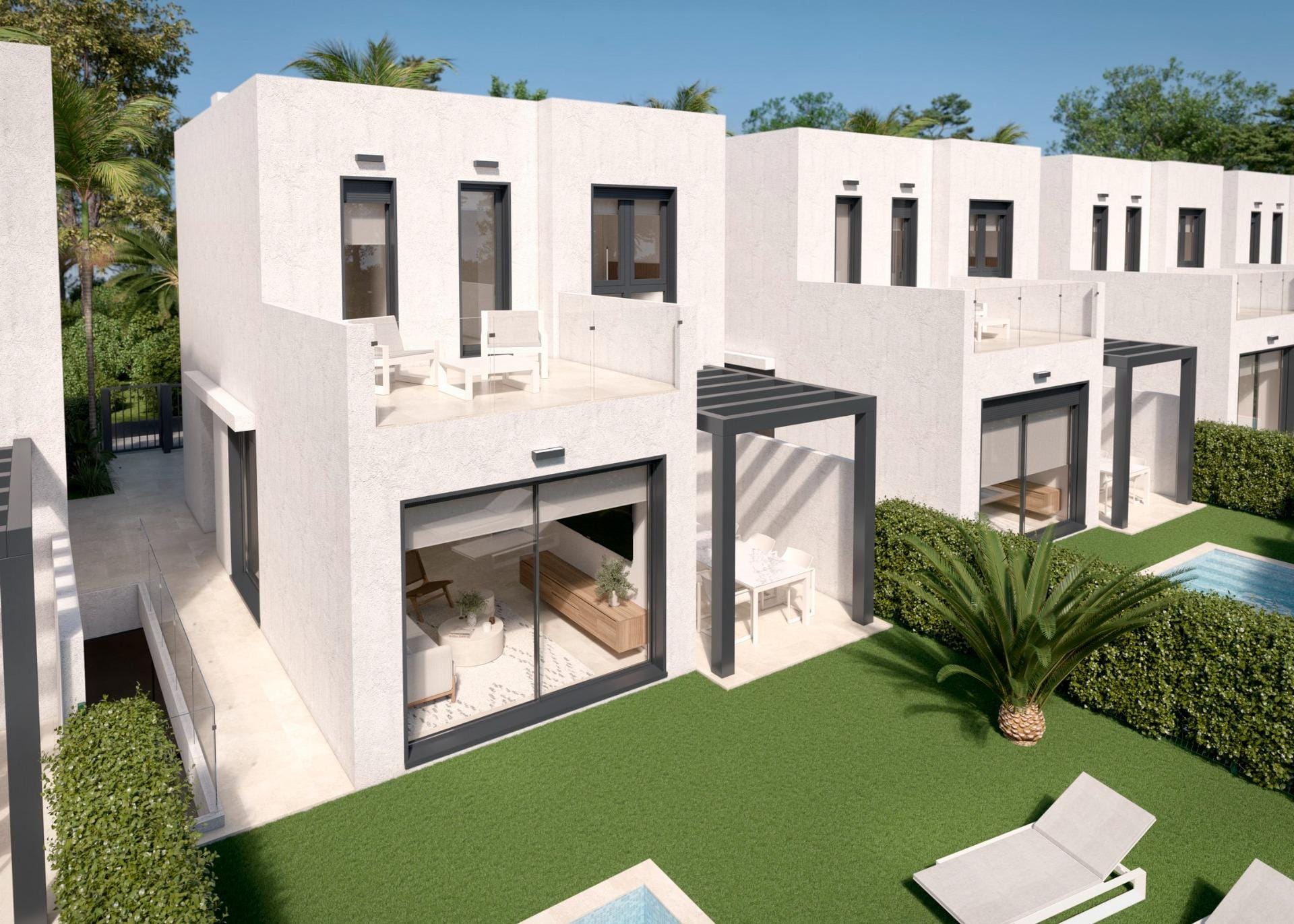 Adaptable 3 Bedroom Villa with Basement and Private Pool in Santa Rosalía Lake & Life Resort, Murcia