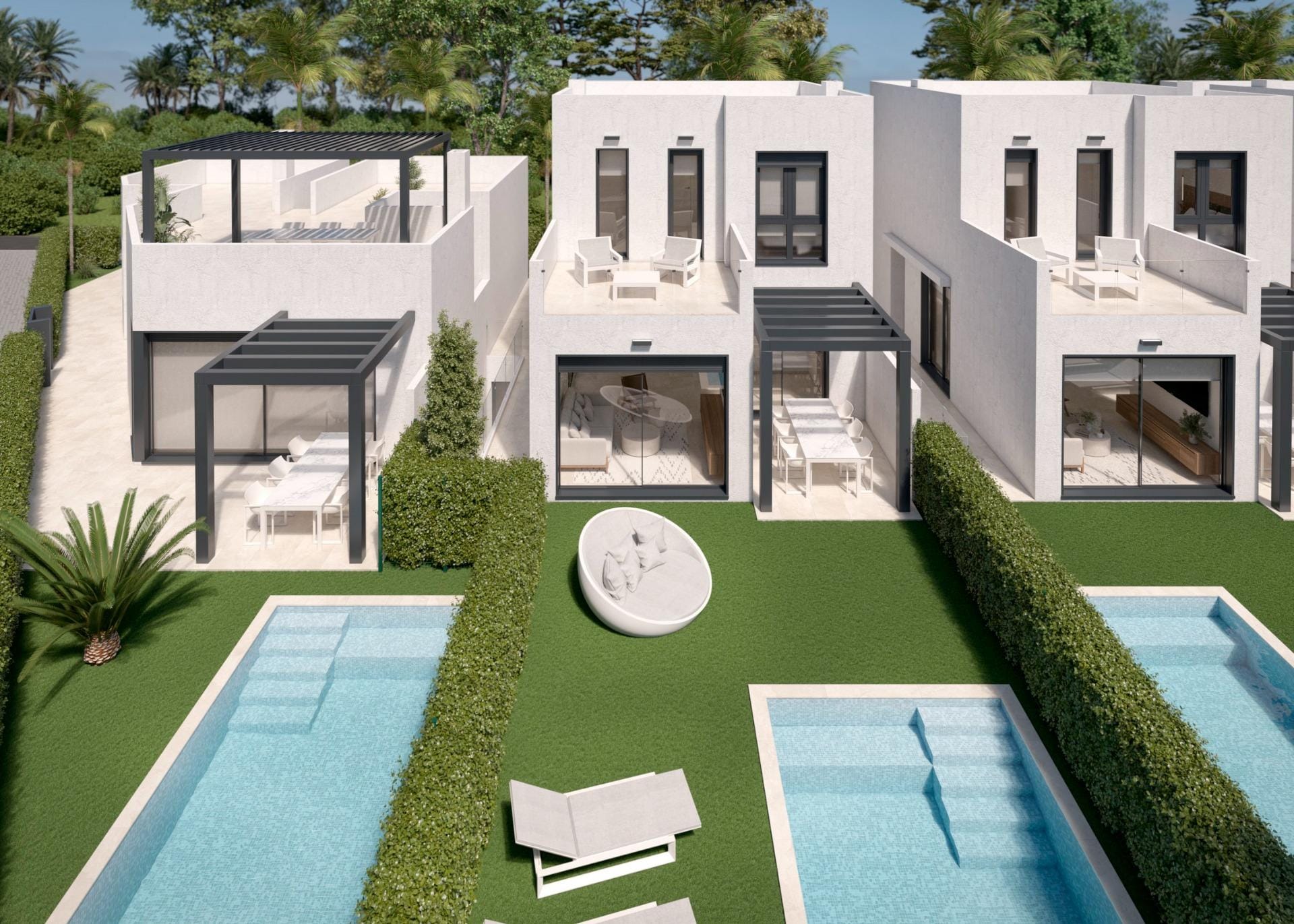 Adaptable 3 Bedroom Villa with Basement and Private Pool in Santa Rosalía Lake & Life Resort, Murcia