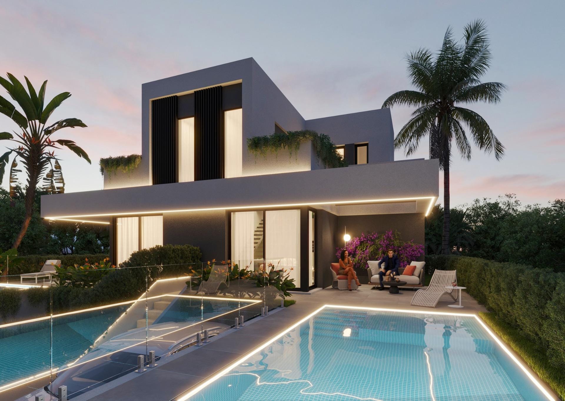 New-Villas-in-Finestrat-Luxury-Nature-and-Sea-Views-9 Light-Filled 3 Bedroom Semi-Detached House with Sea Views in Sierra Cortina, Finestrat, Alicante