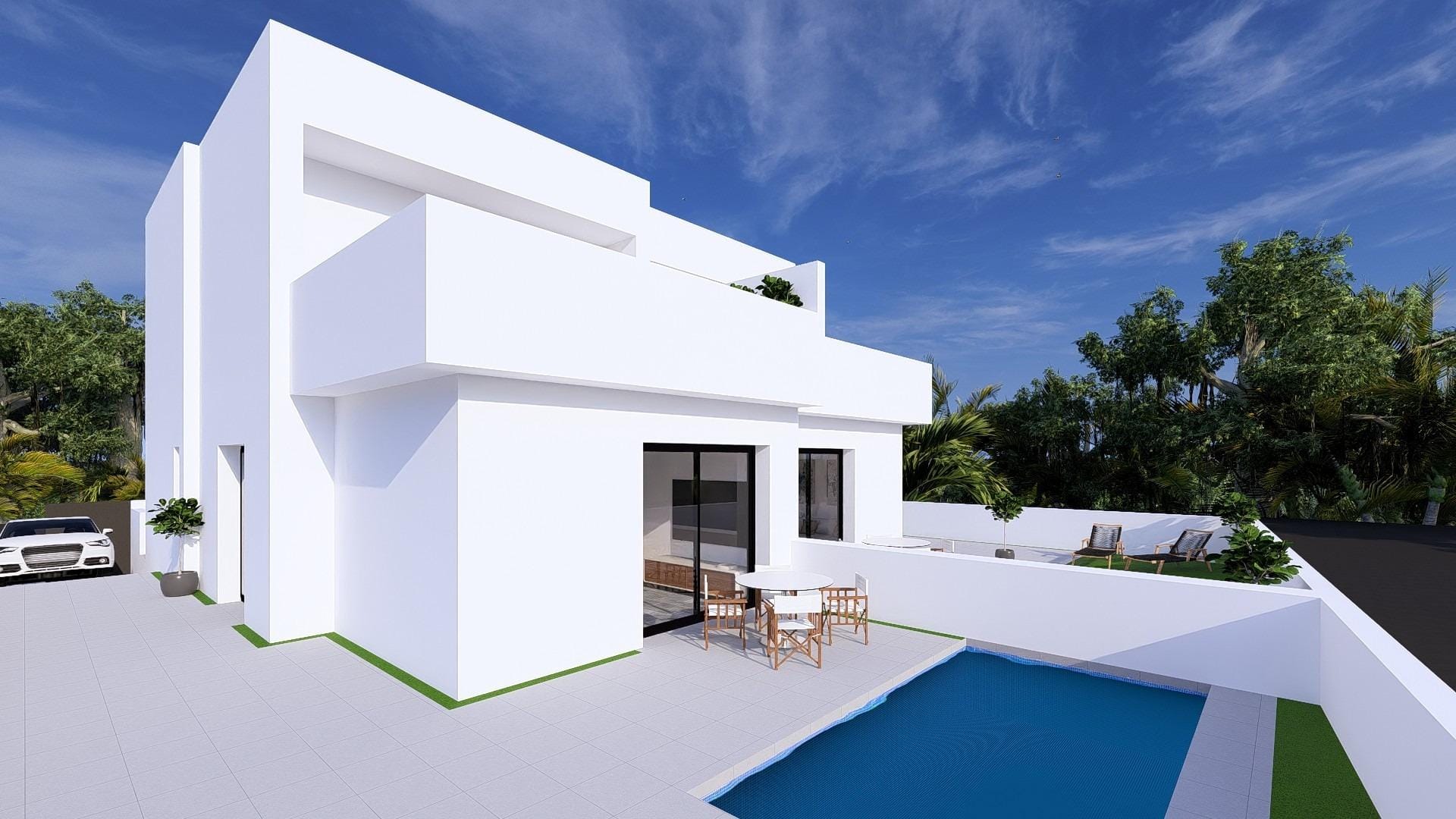 New-build-semi-detached-villas-with-private-swimming-pools-in-Daya-Nueva-Costa-Blanca-11 Airy New Build 3 Bedroom Semi-Detached Villa with Private Pool in Daya Nueva, Alicante