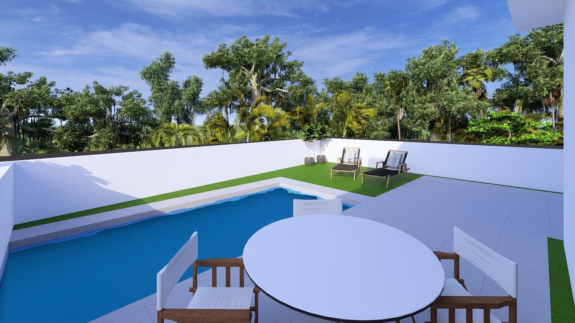 New-build-semi-detached-villas-with-private-swimming-pools-in-Daya-Nueva-Costa-Blanca-14 Airy New Build 3 Bedroom Semi-Detached Villa with Private Pool in Daya Nueva, Alicante