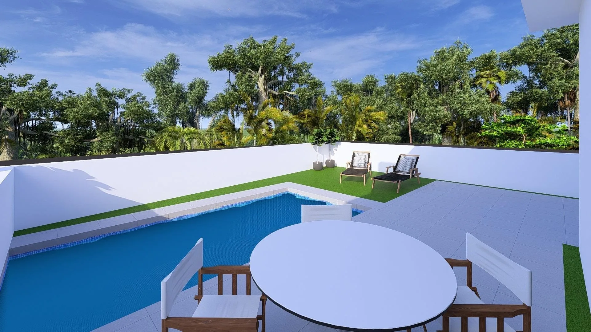 New-build-semi-detached-villas-with-private-swimming-pools-in-Daya-Nueva-Costa-Blanca-14 Ljus nybyggd parhusvilla med 3 sovrum och privat pool i Daya Nueva, Alicante