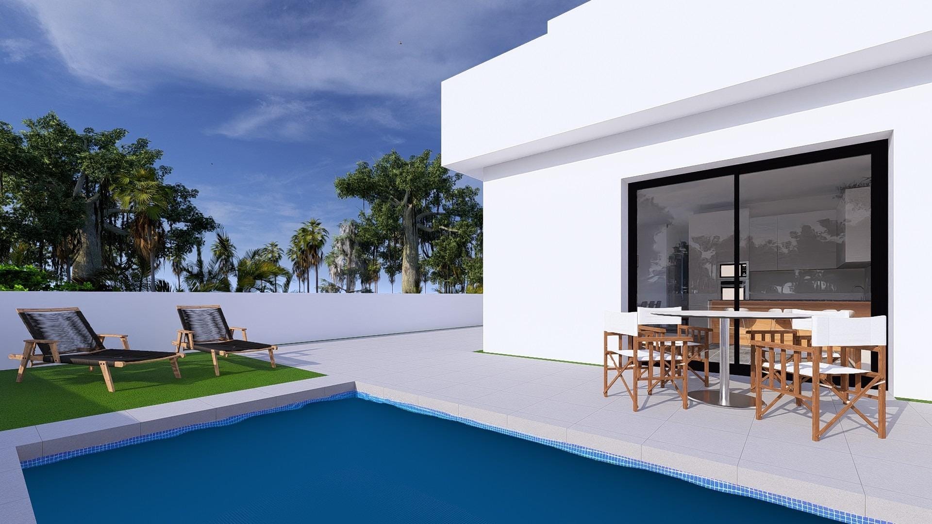 New-build-semi-detached-villas-with-private-swimming-pools-in-Daya-Nueva-Costa-Blanca-15 Airy New Build 3 Bedroom Semi-Detached Villa with Private Pool in Daya Nueva, Alicante
