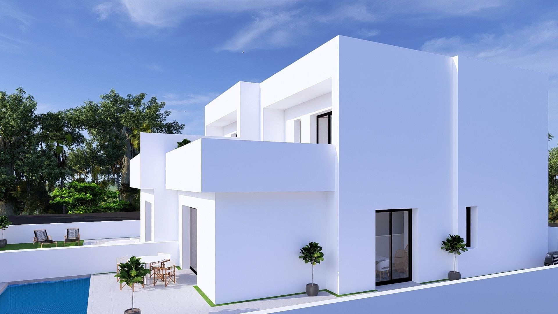 New-build-semi-detached-villas-with-private-swimming-pools-in-Daya-Nueva-Costa-Blanca-5 Airy New Build 3 Bedroom Semi-Detached Villa with Private Pool in Daya Nueva, Alicante