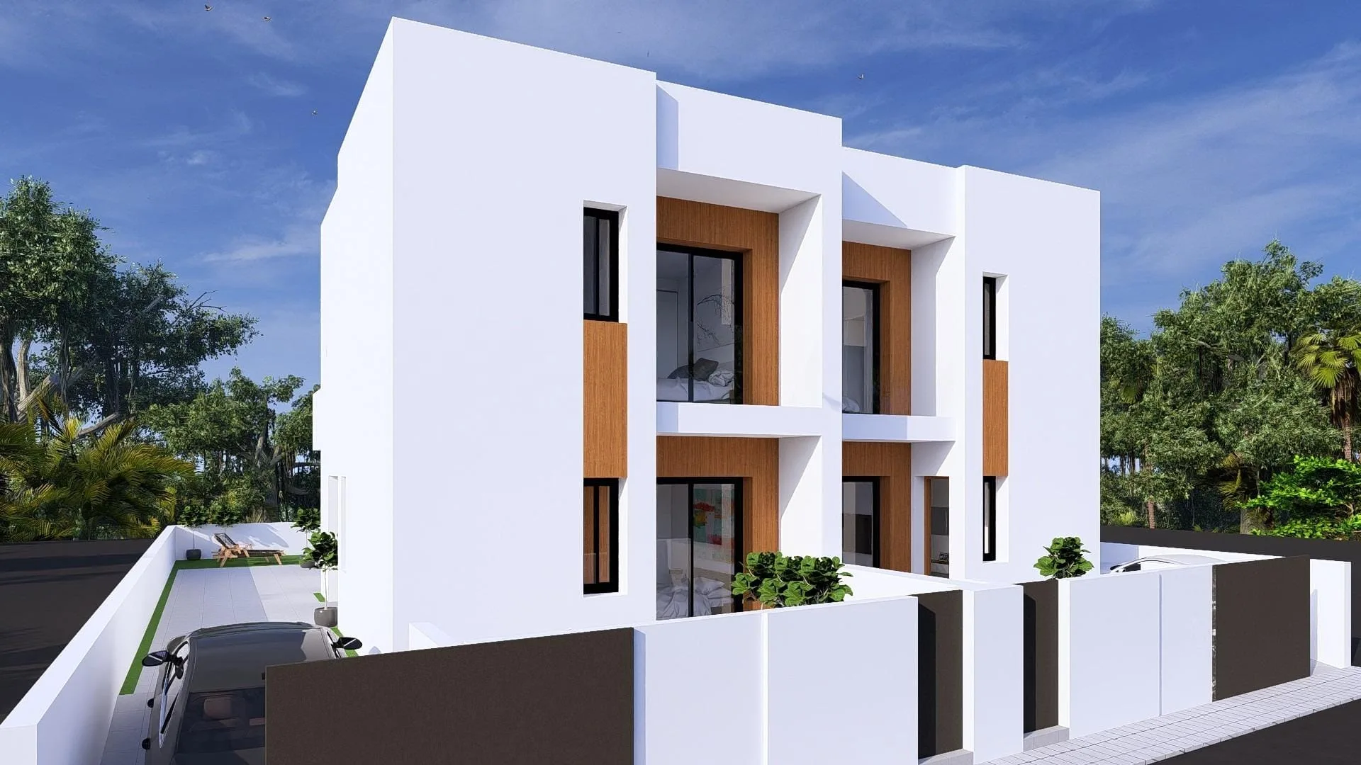 New-build-semi-detached-villas-with-private-swimming-pools-in-Daya-Nueva-Costa-Blanca-7 Ljus nybyggd parhusvilla med 3 sovrum och privat pool i Daya Nueva, Alicante