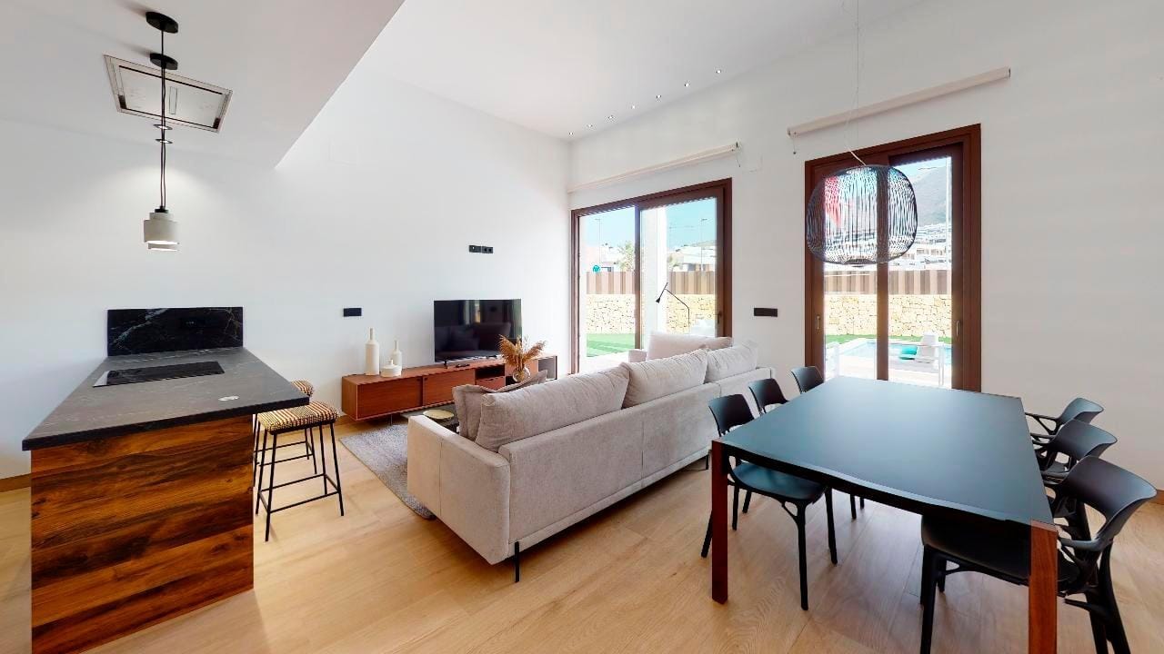 VILLAS-WITH-SEA-VIEWS-IN-FINESTRAT-6 Furnished Key Ready 5 Bedroom Villa with Sea Views in Campana Garden, Finestrat, Alicante